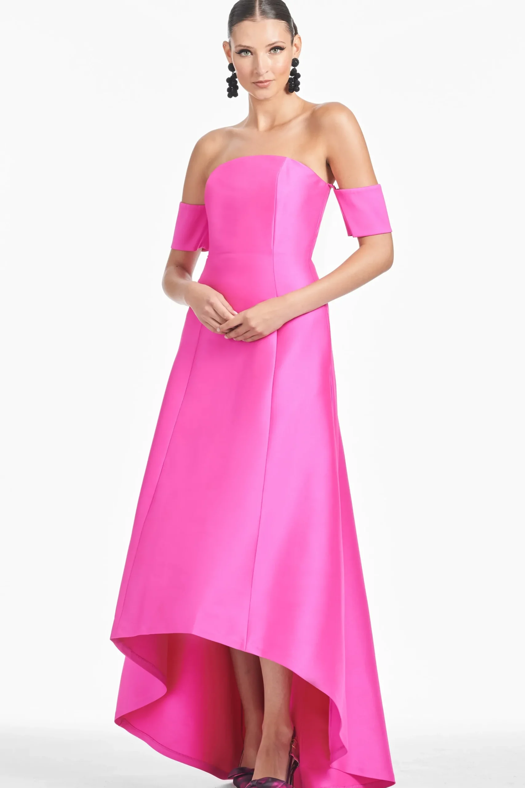Clearance Sachin & Babi Agyness Gown - Fuchsia