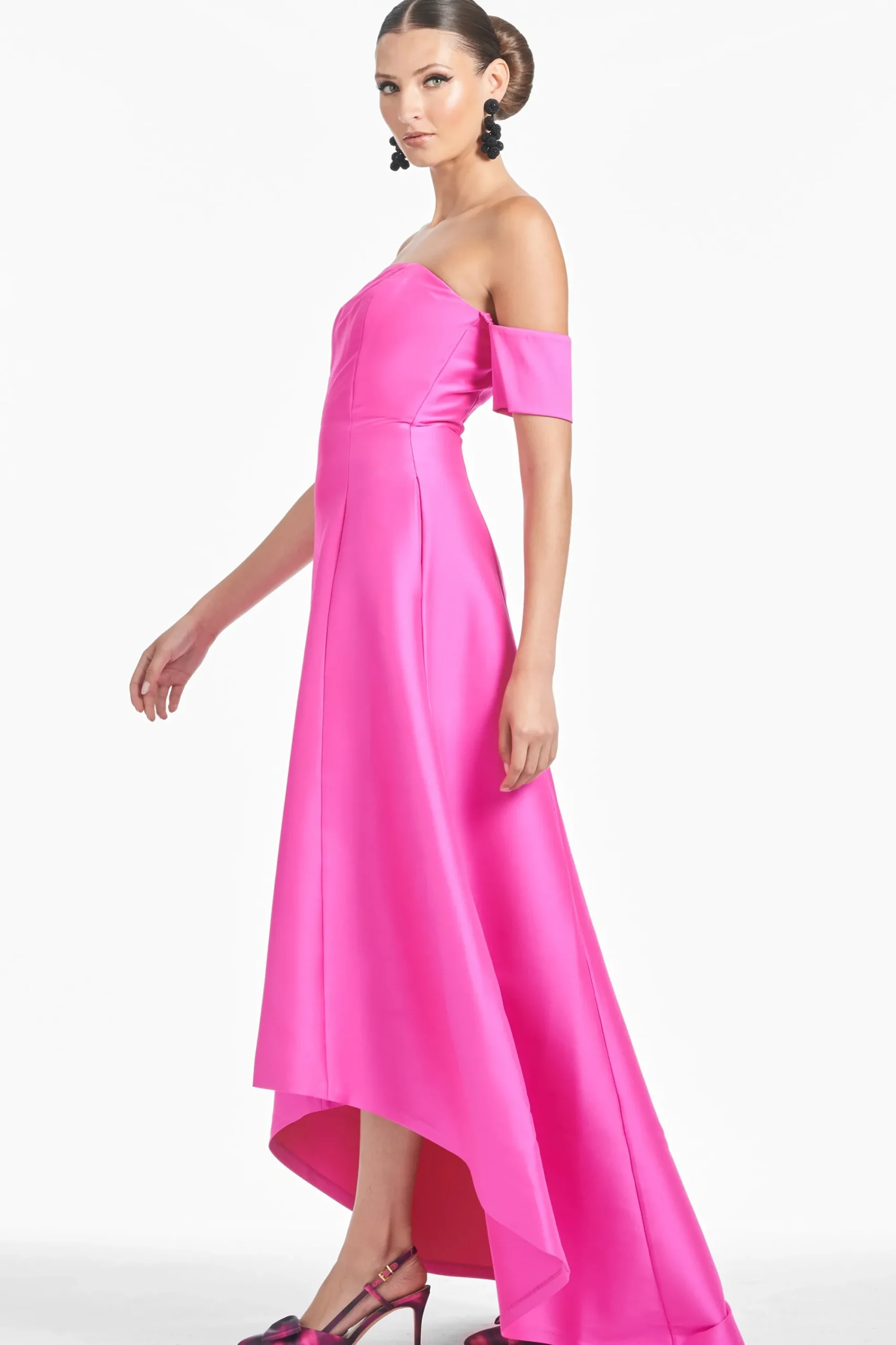 Clearance Sachin & Babi Agyness Gown - Fuchsia