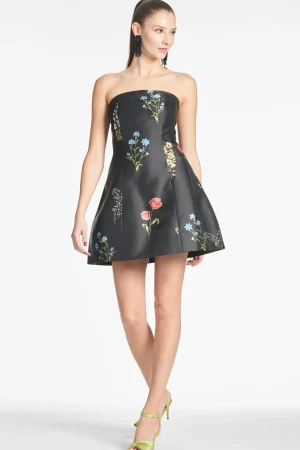 Flash Sale Sachin & Babi Alanna Dress - Noir Bouquet Noirbouquet