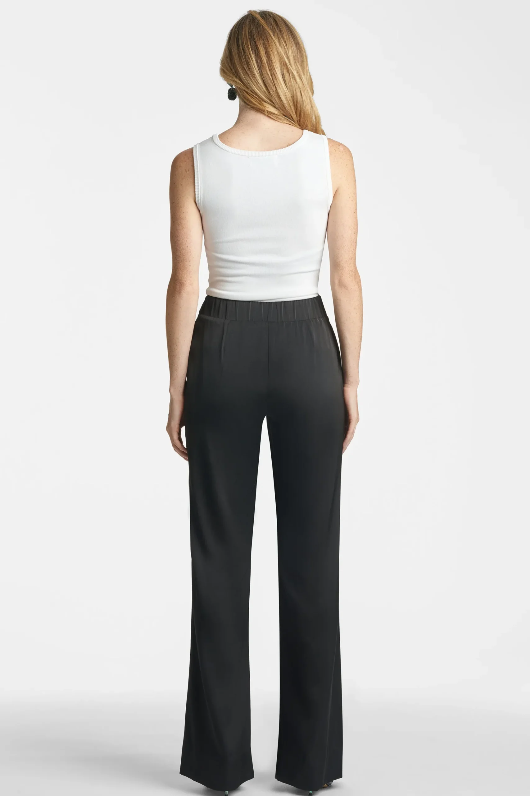 Discount Sachin & Babi Alli Satin Pant - Black