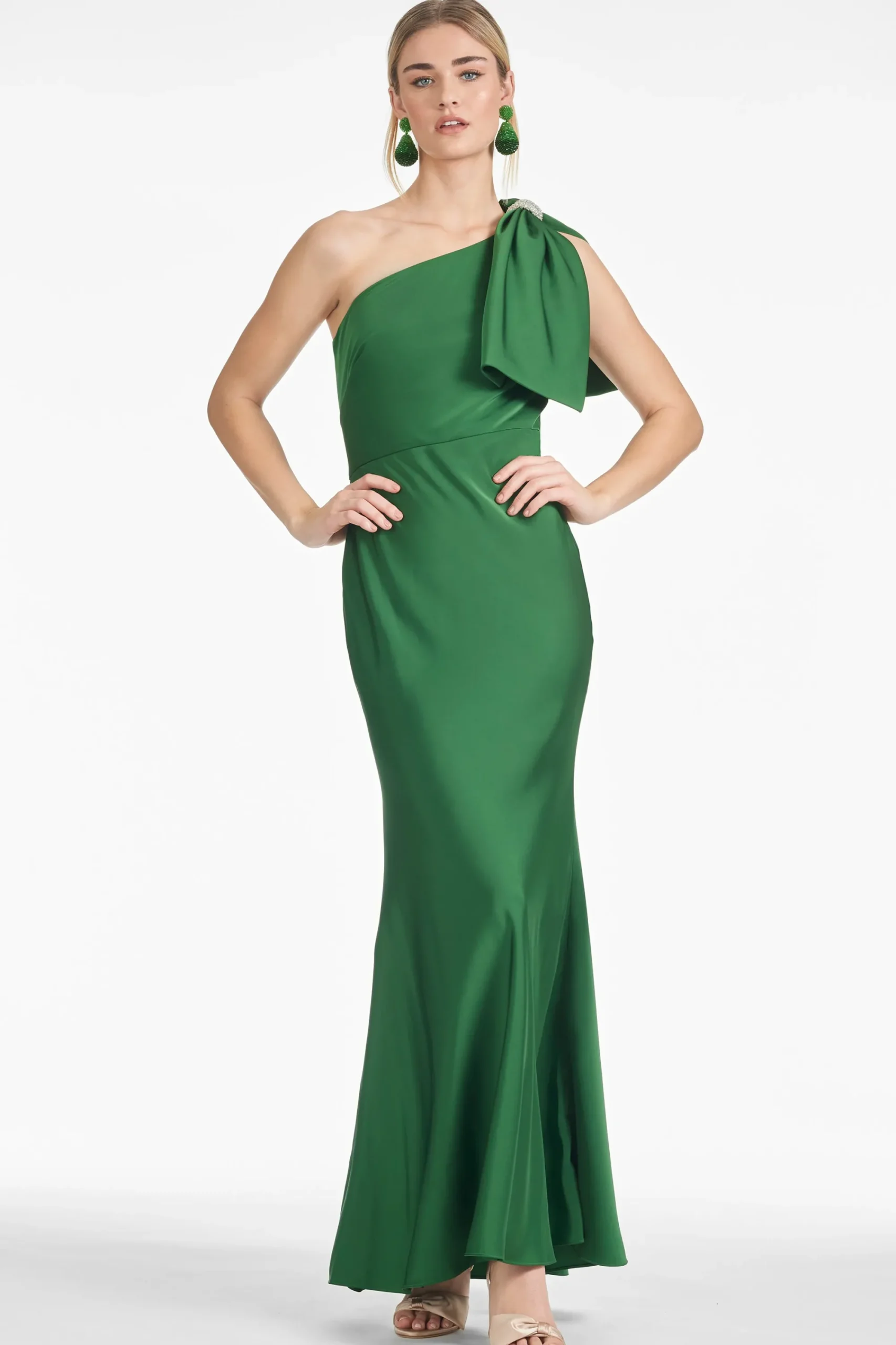 Outlet Sachin & Babi Aubrey Gown - Emerald