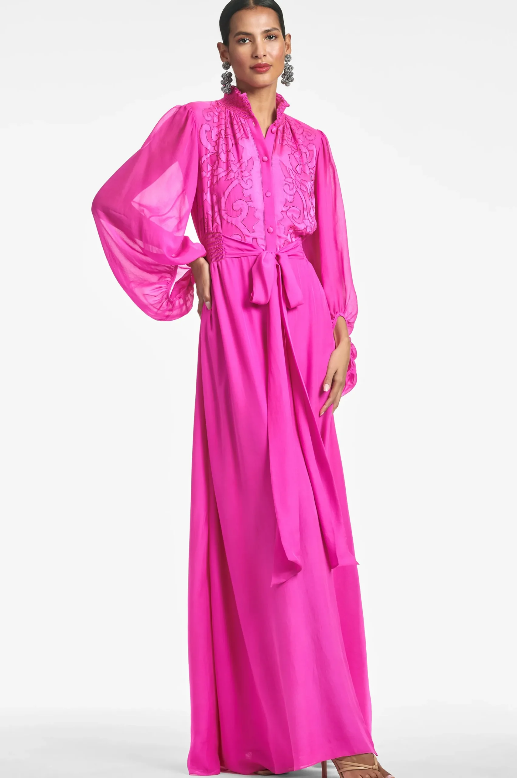 Flash Sale Sachin & Babi Beatrix Gown - Fuchsia
