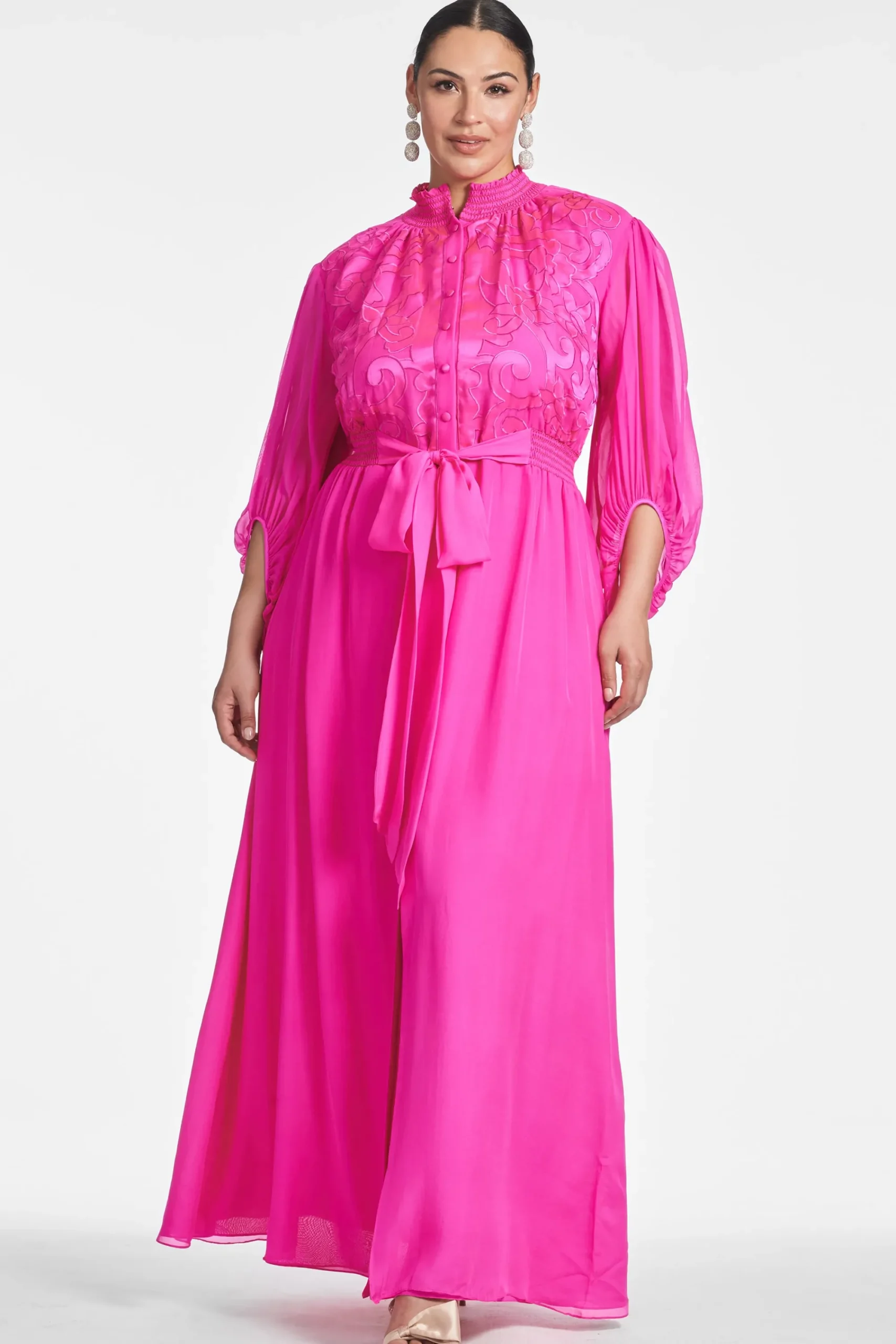 Flash Sale Sachin & Babi Beatrix Gown - Fuchsia