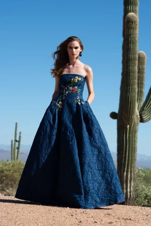 Sale Sachin & Babi Belle Gown - Midnight