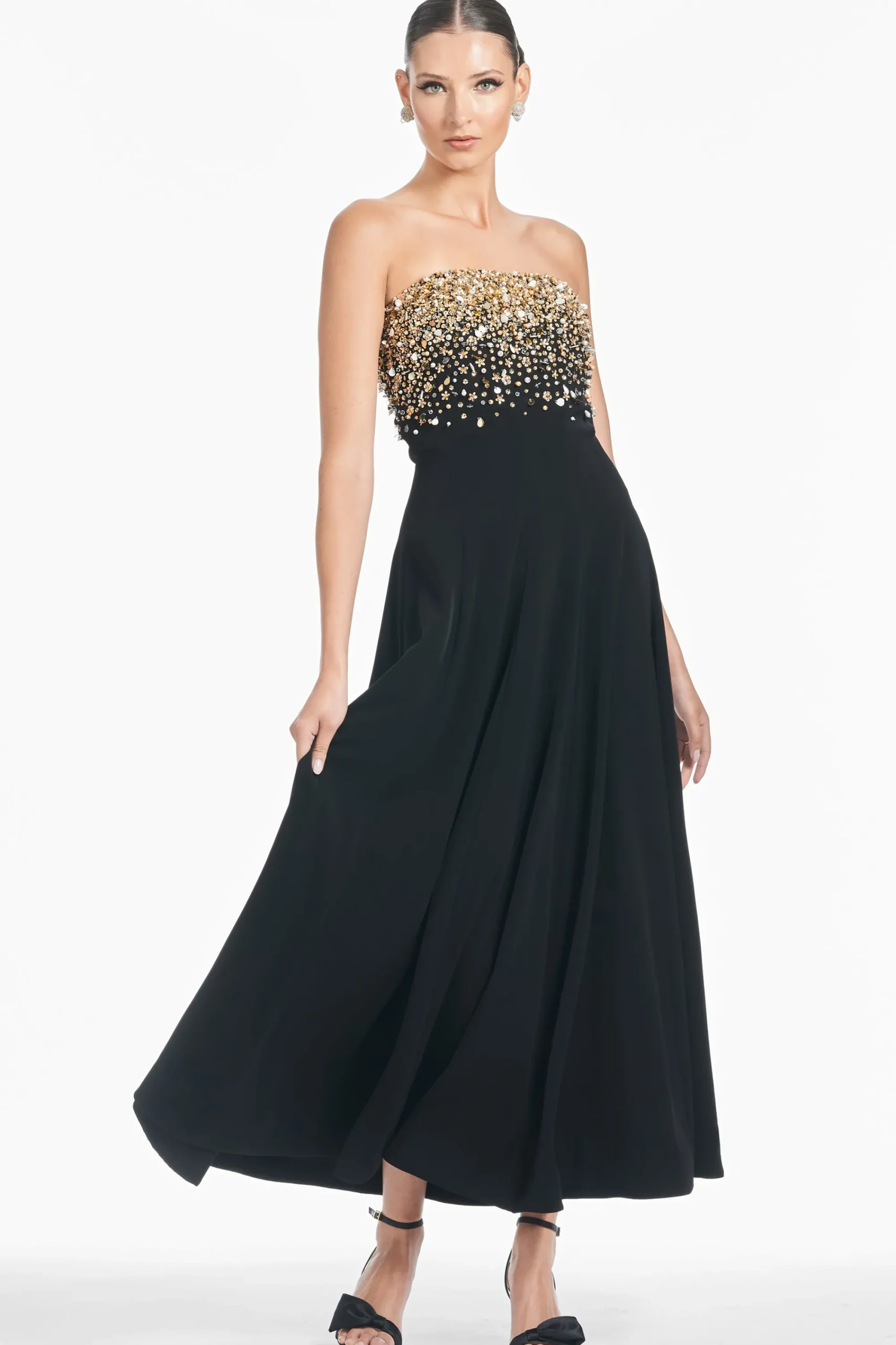 Sale Sachin & Babi Bettany Gown - Black