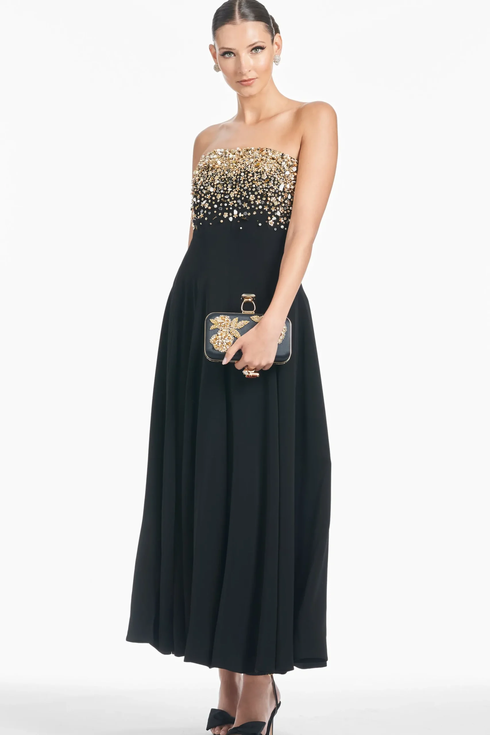 Sale Sachin & Babi Bettany Gown - Black