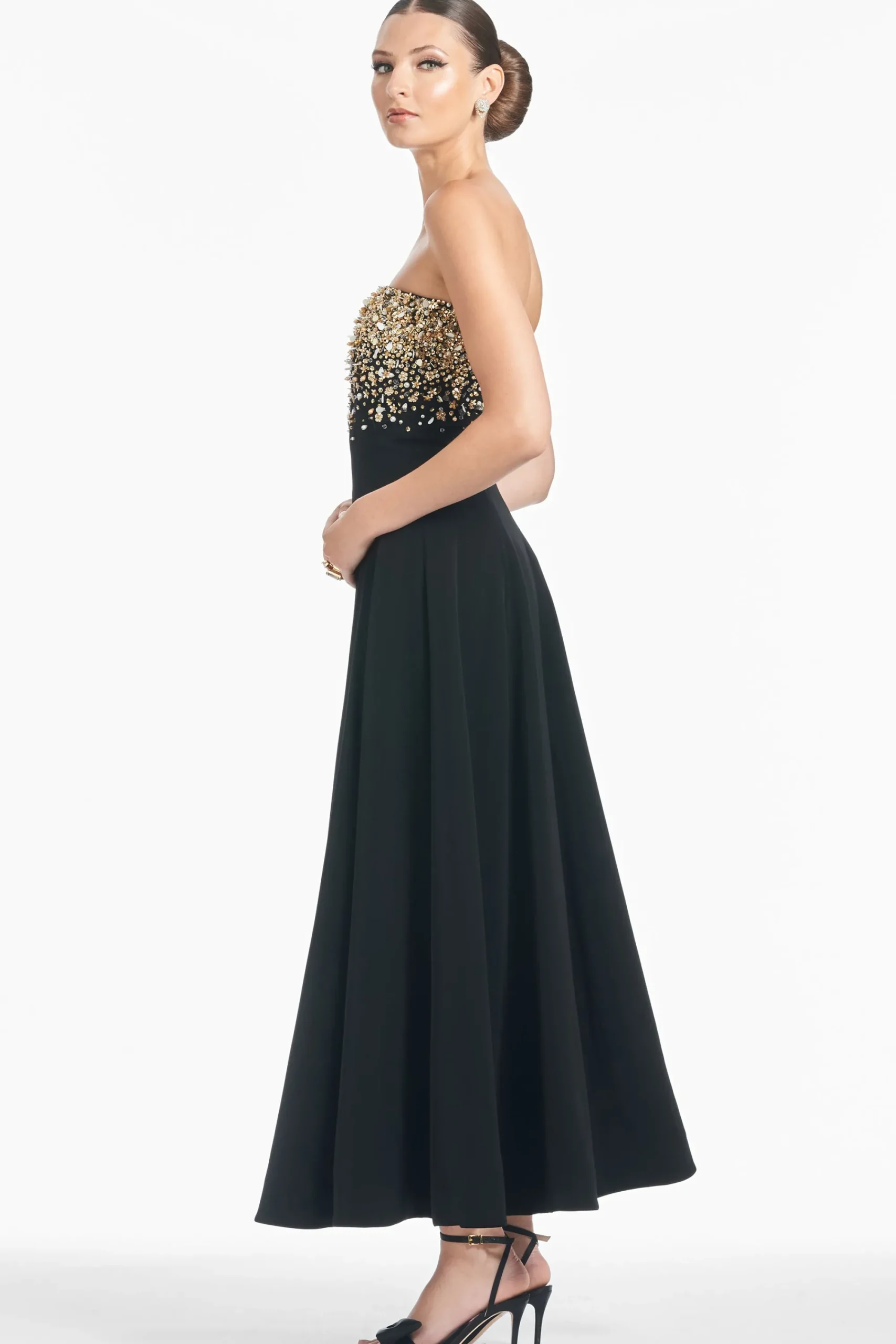 Sale Sachin & Babi Bettany Gown - Black