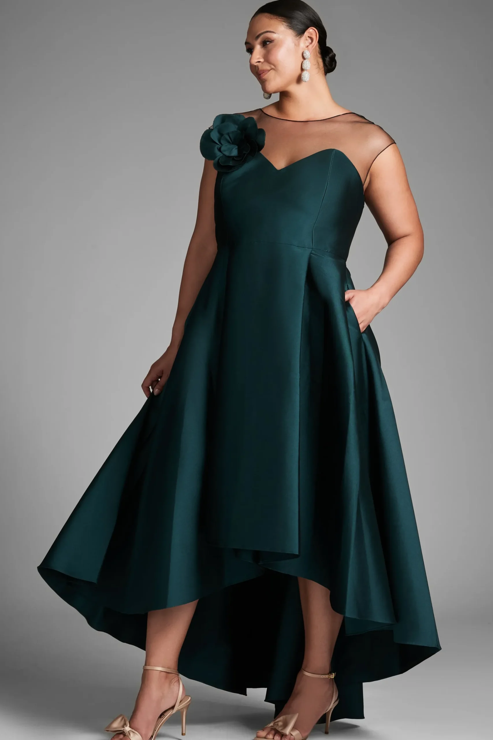 Best Sachin & Babi Blakely Gown - Forest Green Forestgreen