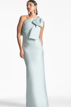 Online Sachin & Babi Bonnie Gown - Ash Blue Ashblue