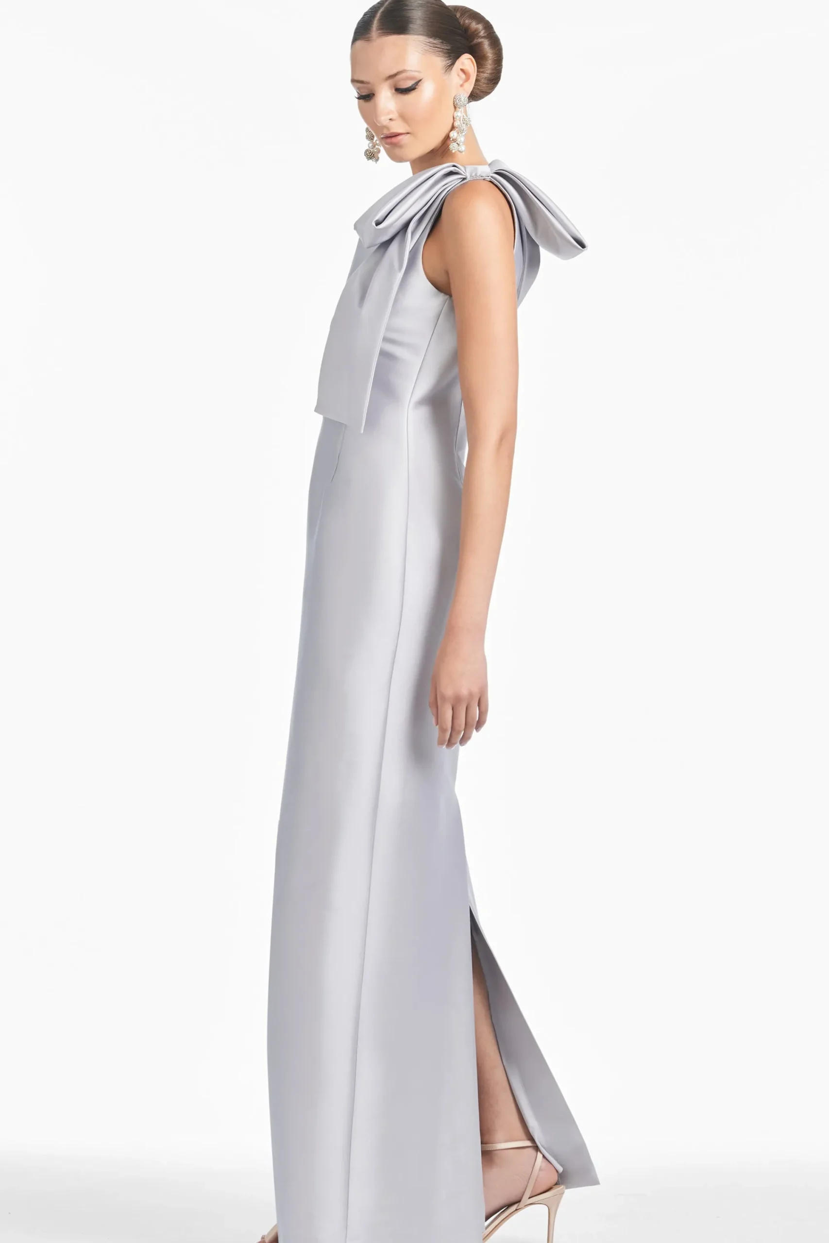 Sale Sachin & Babi Bonnie Gown - Silver