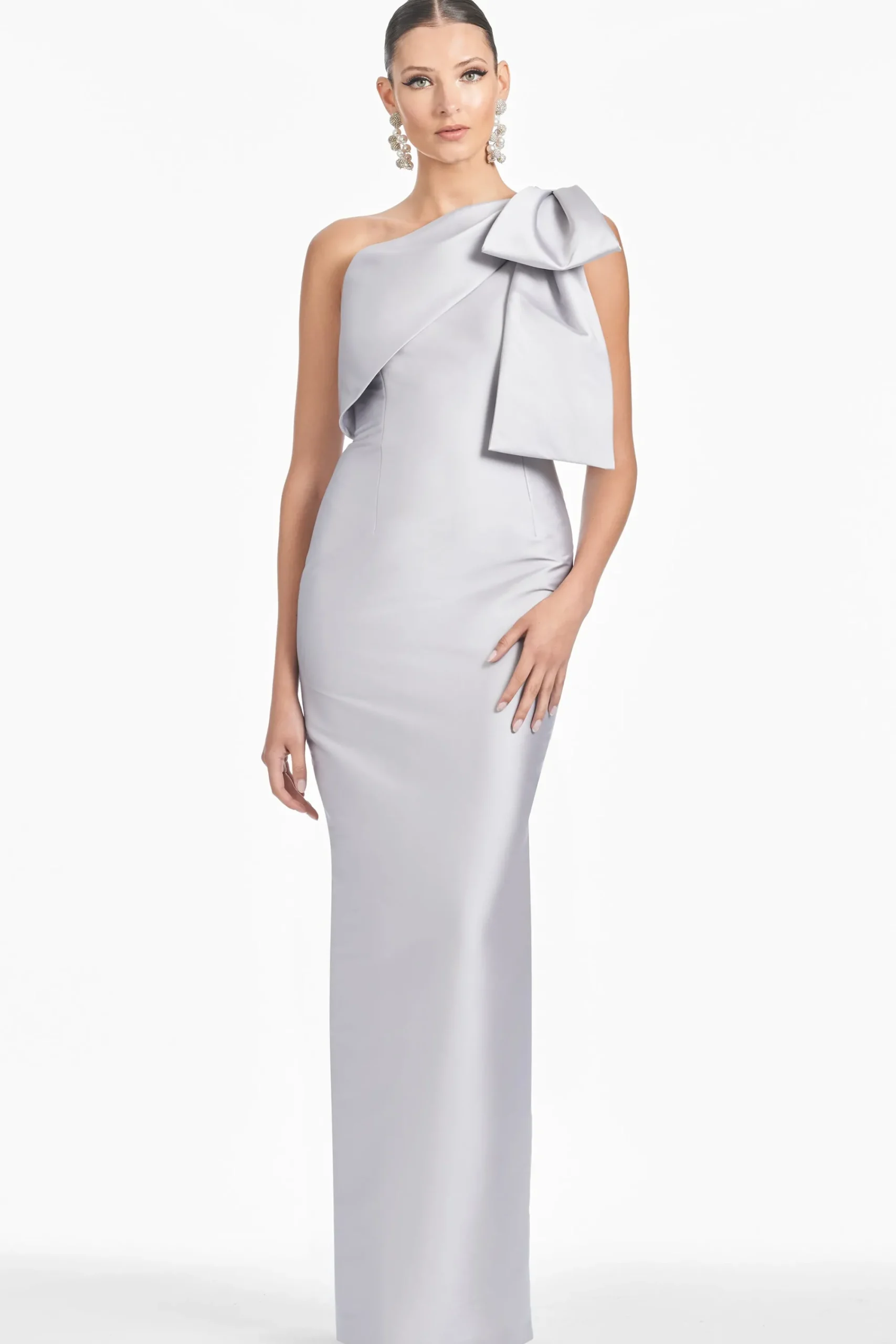 Sale Sachin & Babi Bonnie Gown - Silver