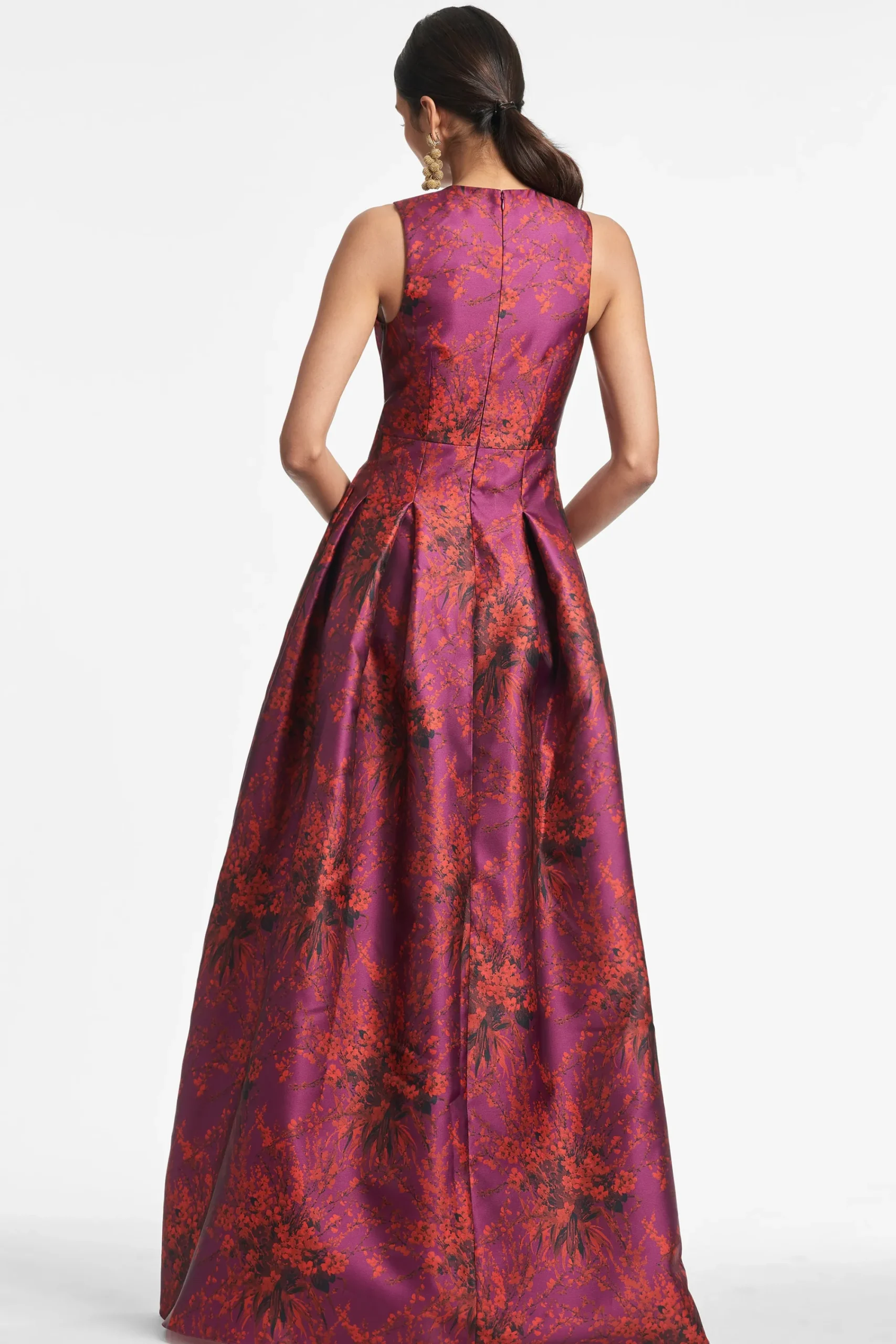 Cheap Sachin & Babi Brooke Gown - Raspberry Bouquet Multi Raspberrybouquetmulti