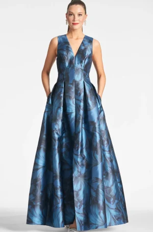 Best Sale Sachin & Babi Brooke Gown - Tonal Petal Tonalpetal