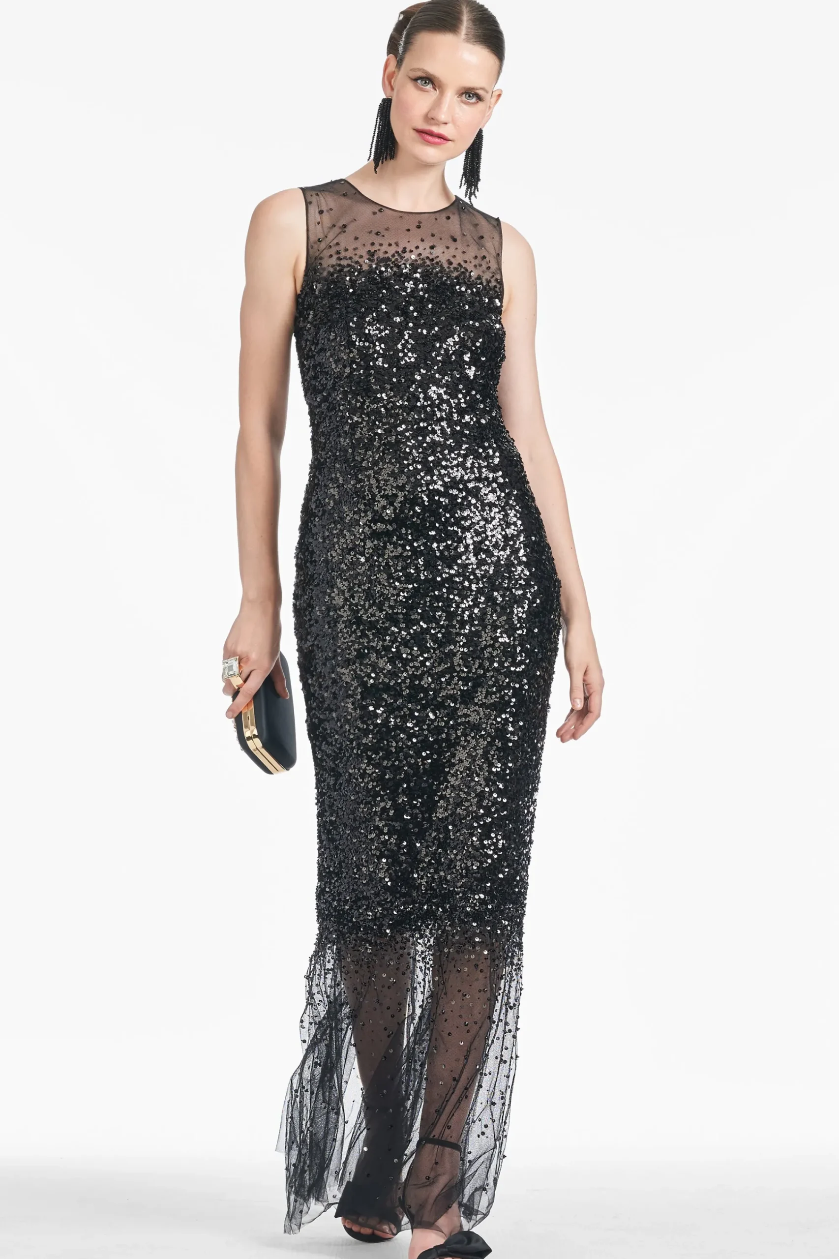 Online Sachin & Babi Candice Gown - Black