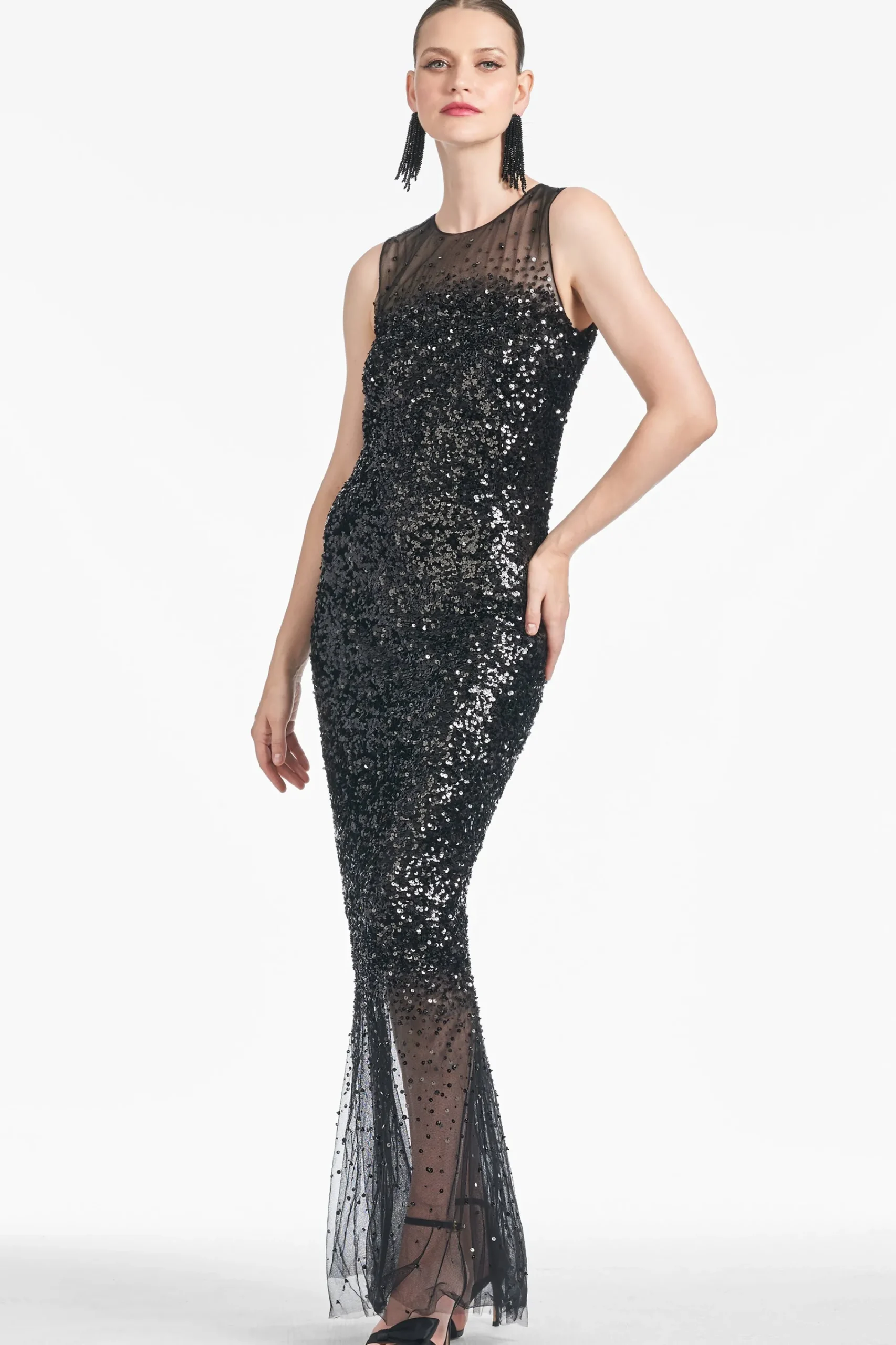 Online Sachin & Babi Candice Gown - Black