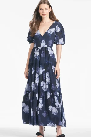 Sale Sachin & Babi Carina Dress - Midnight Glacial Rose Midnightglacialrose