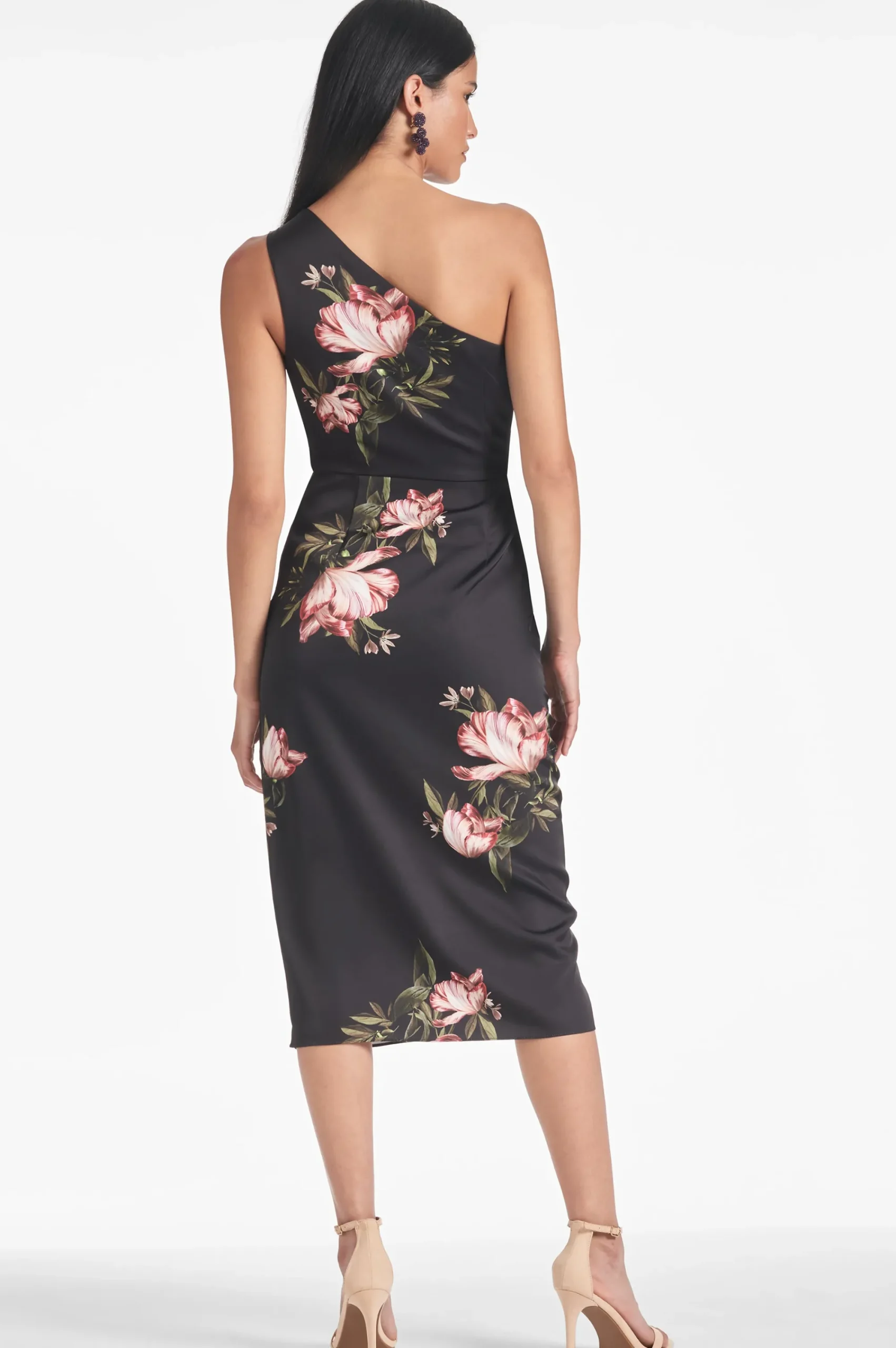 Clearance Sachin & Babi Carmen Dress - Noir Blossom Noirblossom
