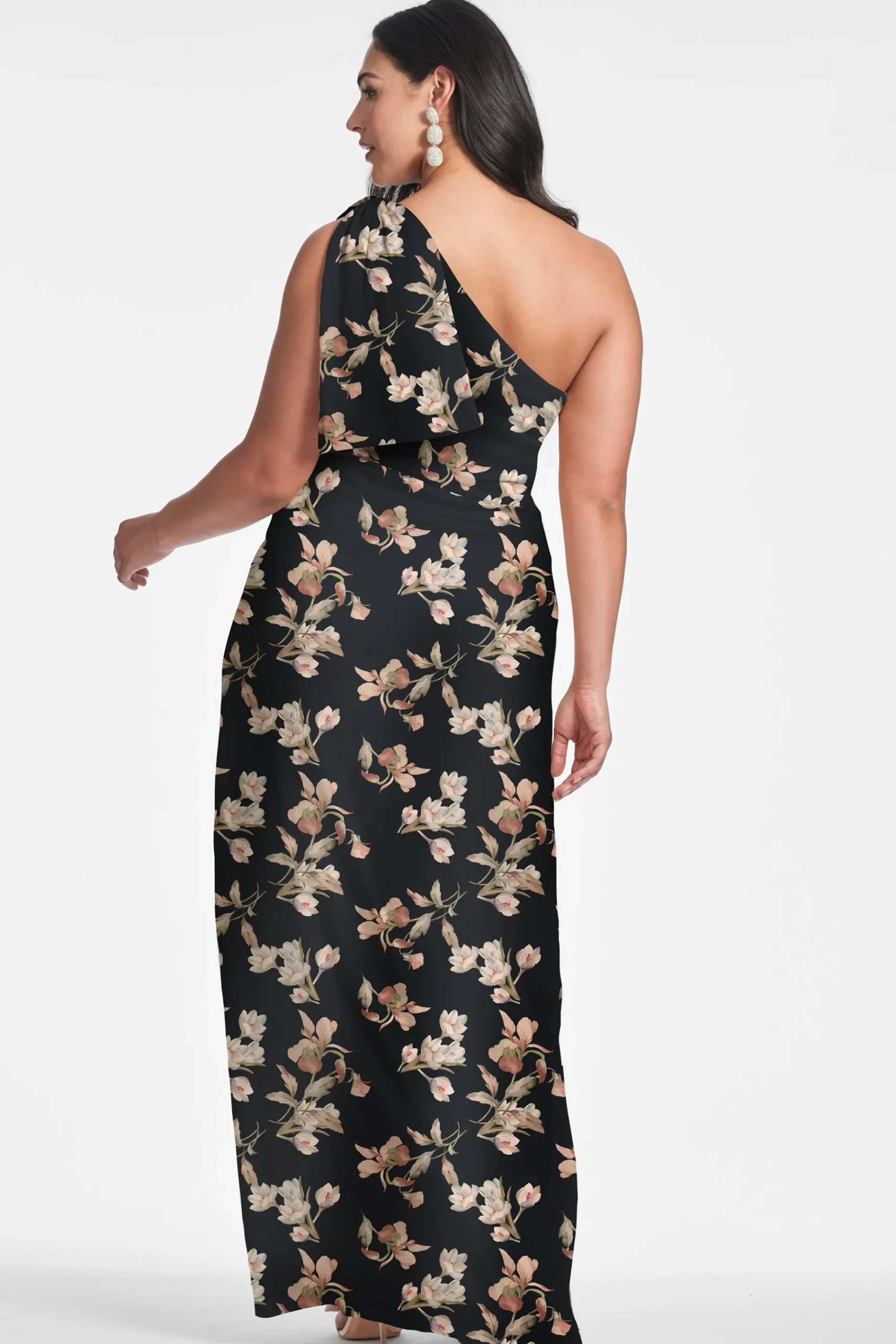 Hot Sachin & Babi Chelsea Gown - Black Venetia Petal Blackvenetiapetal