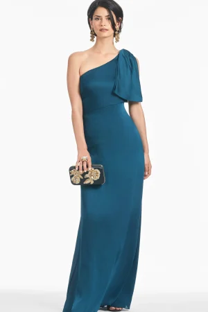 Clearance Sachin & Babi Chelsea Gown - Bottle Green Bottlegreen
