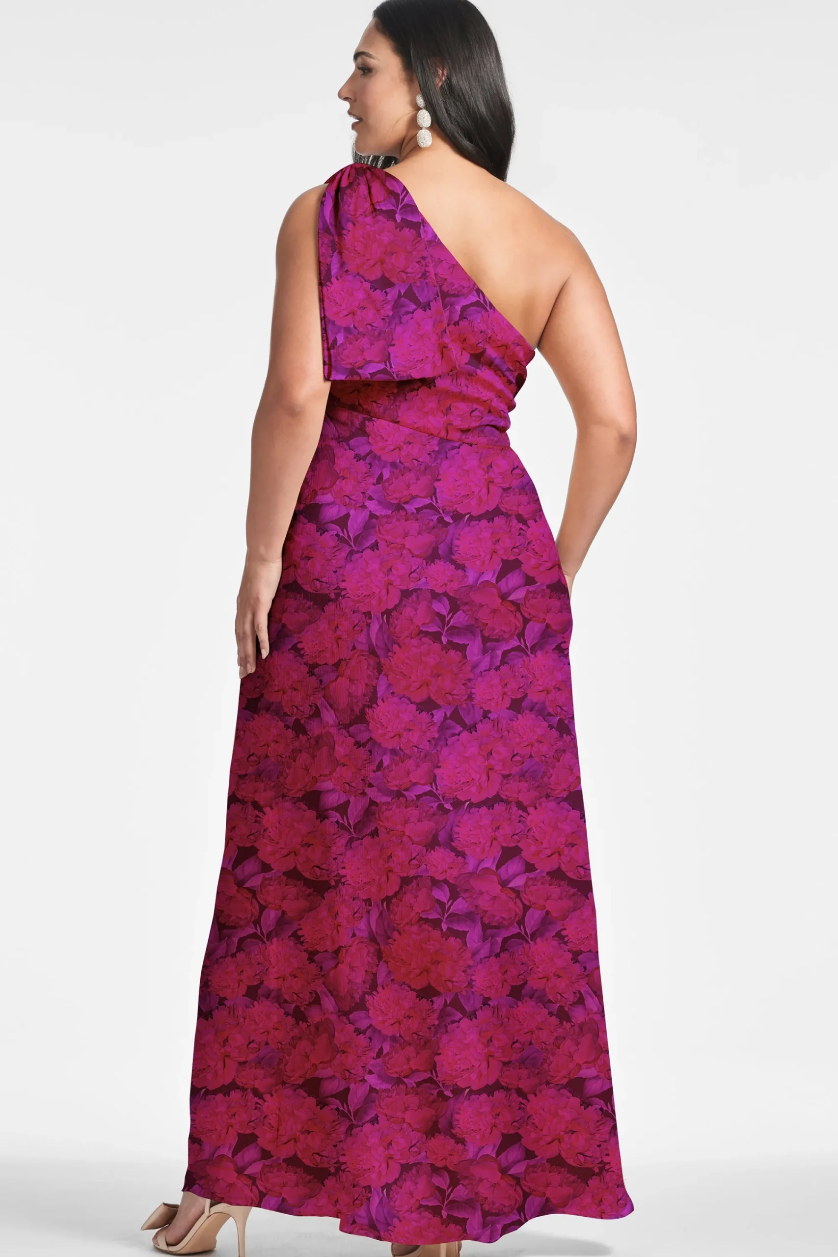Clearance Sachin & Babi Chelsea Gown - Magenta Bloom Magentabloom