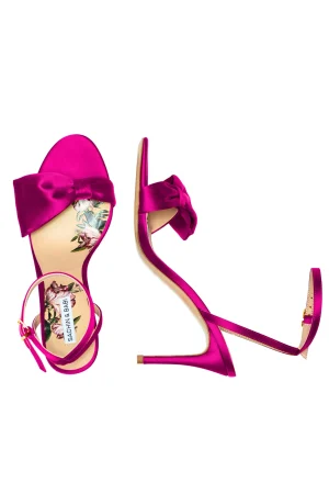 Best Sale Sachin & Babi Chelsea Obi-Bow Open Toe - Cerise