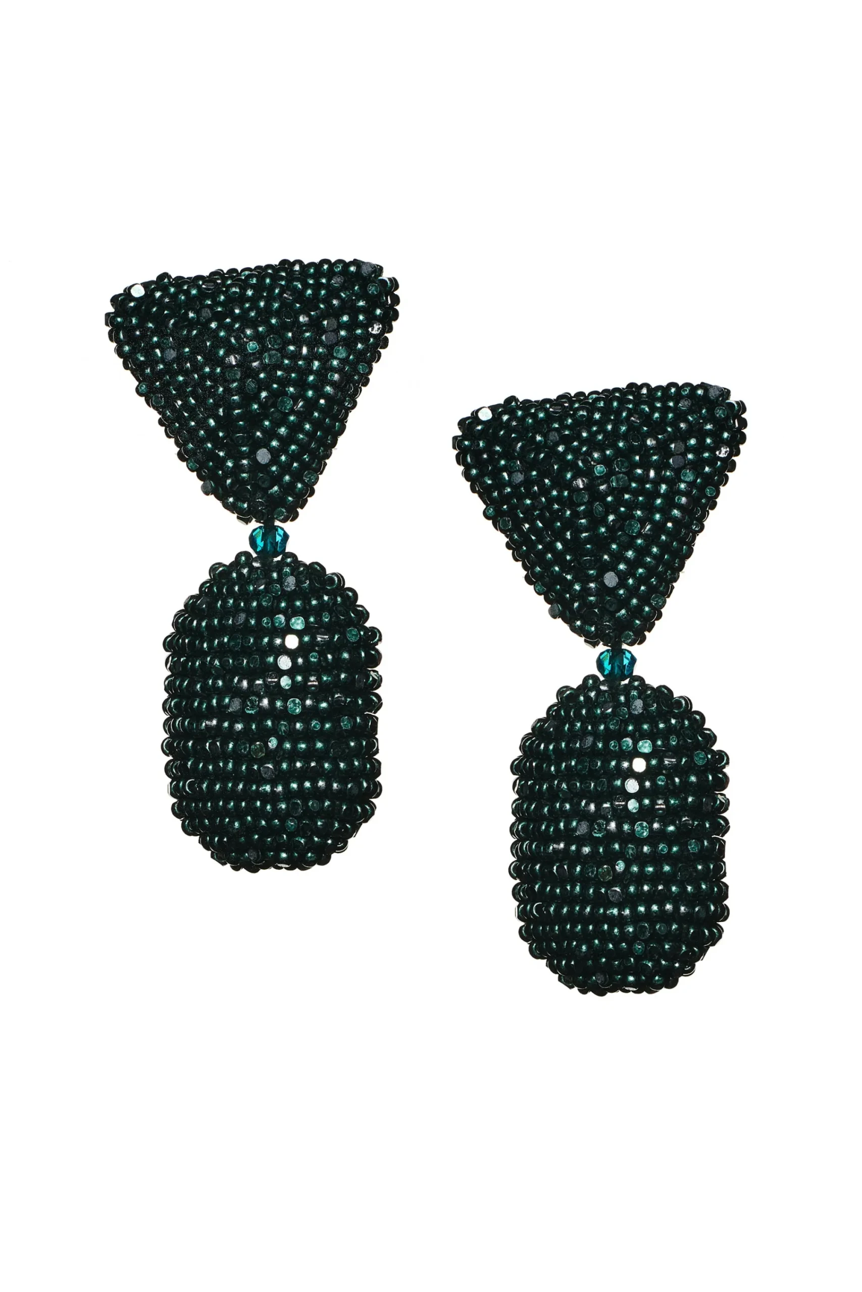 Fashion Sachin & Babi Chrystie Earrings - Metallic Faceted Beads Metallicmagenta