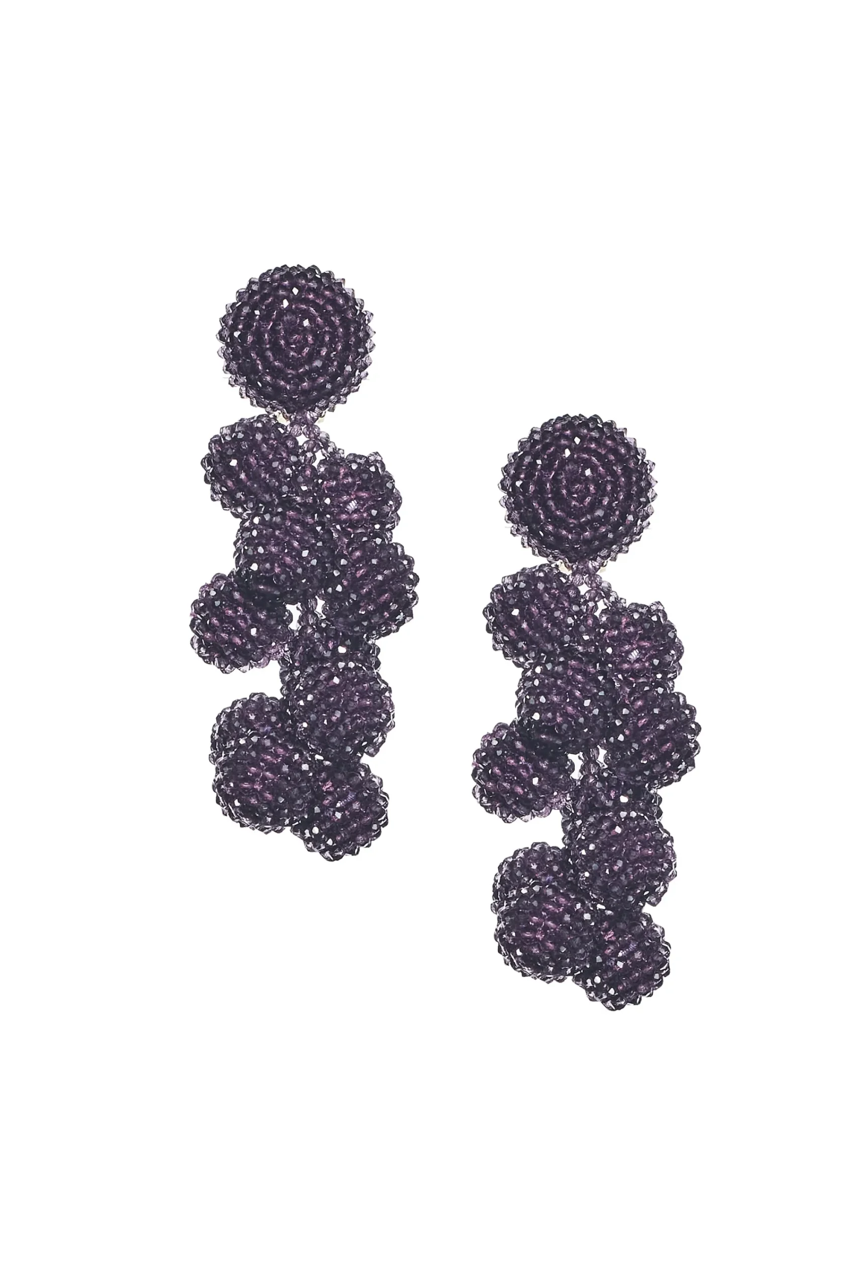 Sale Sachin & Babi Coconuts Earrings - Faceted Beads Emerald