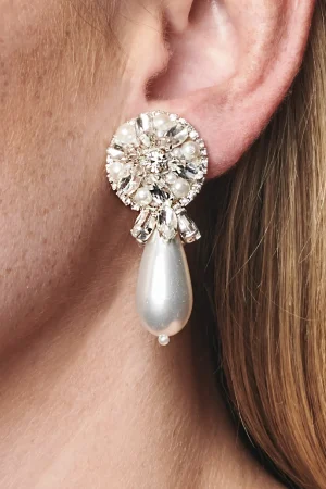 Store Sachin & Babi Elisha Earrings - Crystals / Pearl