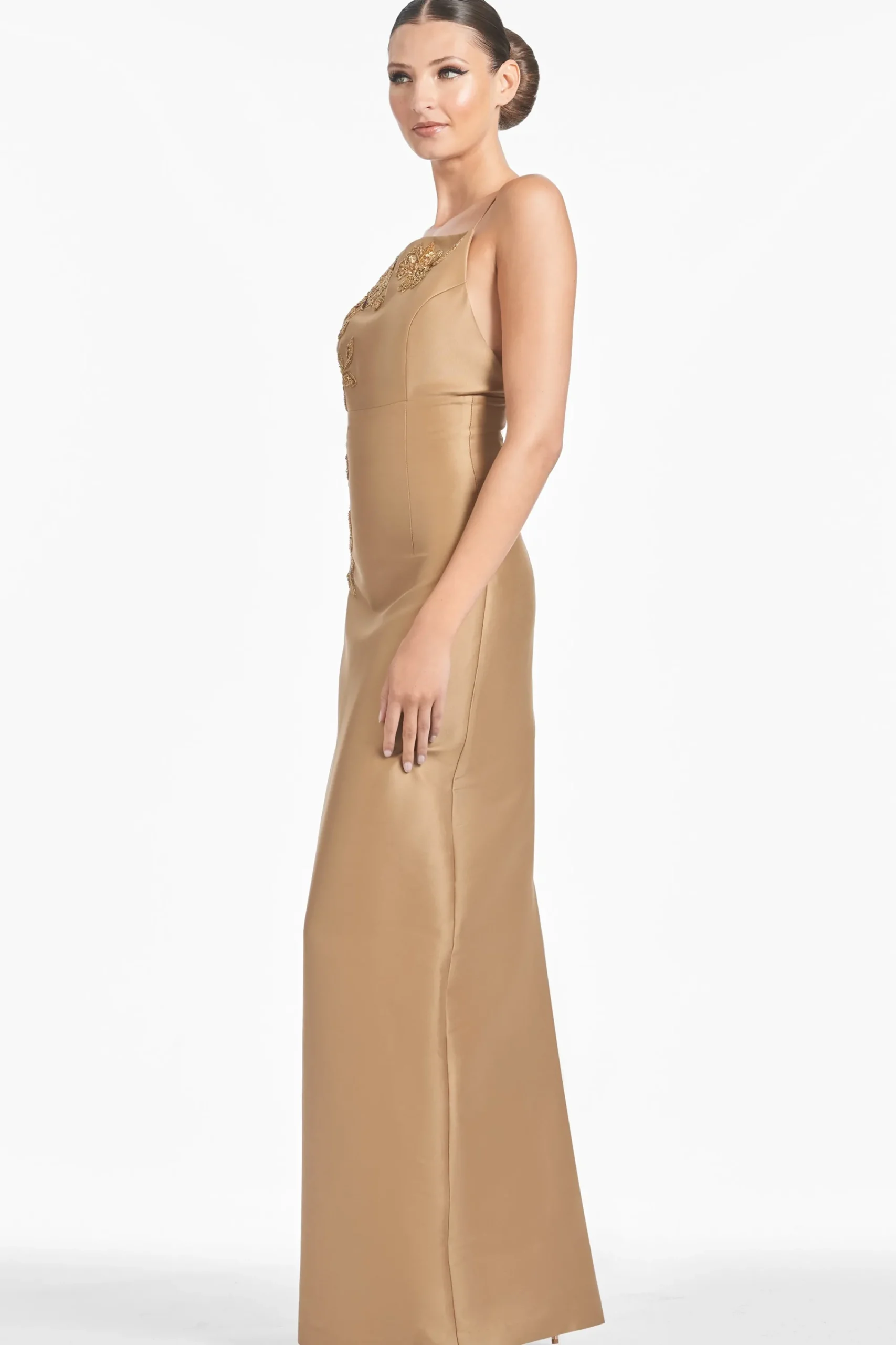 Sale Sachin & Babi Embellished Pryce Gown - Chestnut Gold Chestnutgold