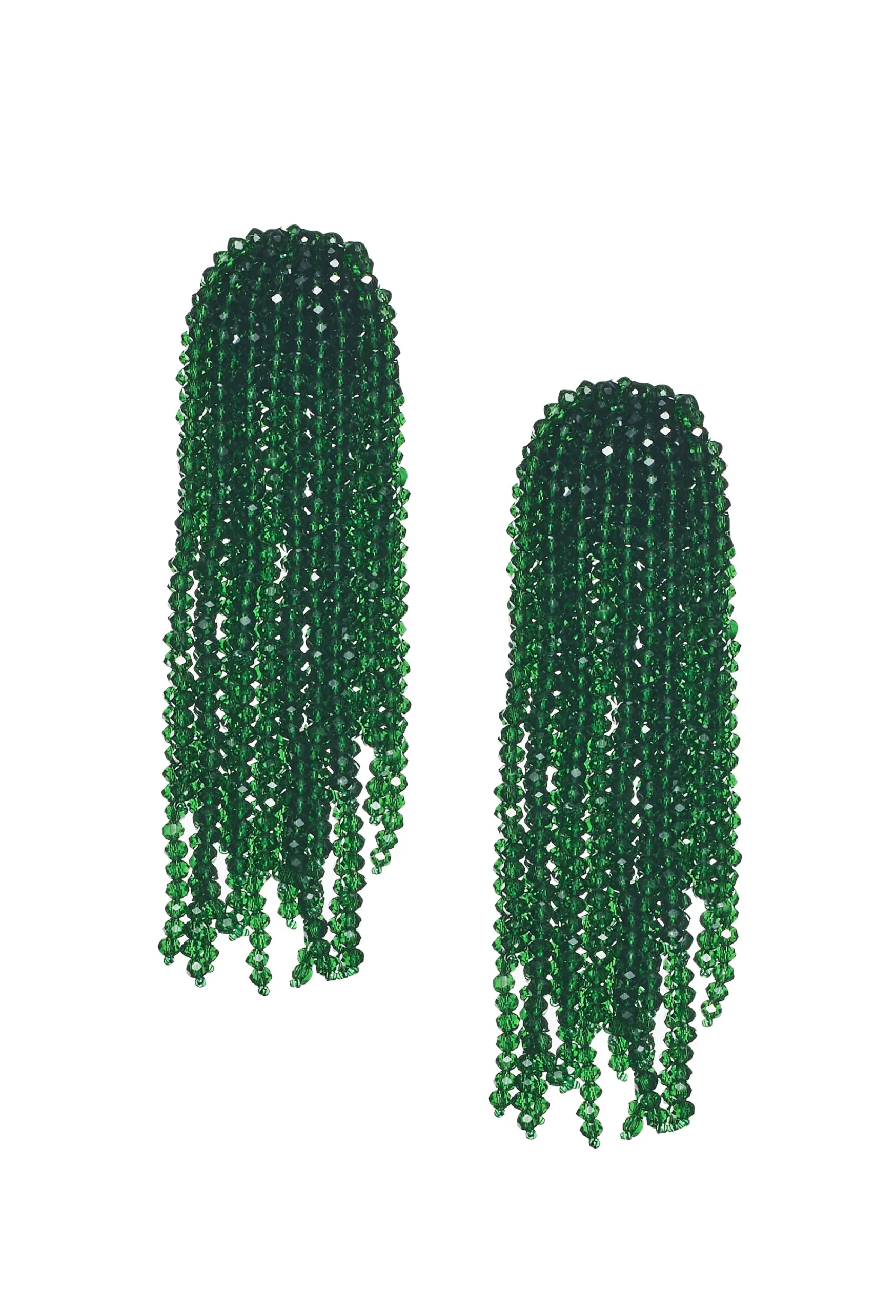 Clearance Sachin & Babi Fountain Earrings - Faceted Beads Black