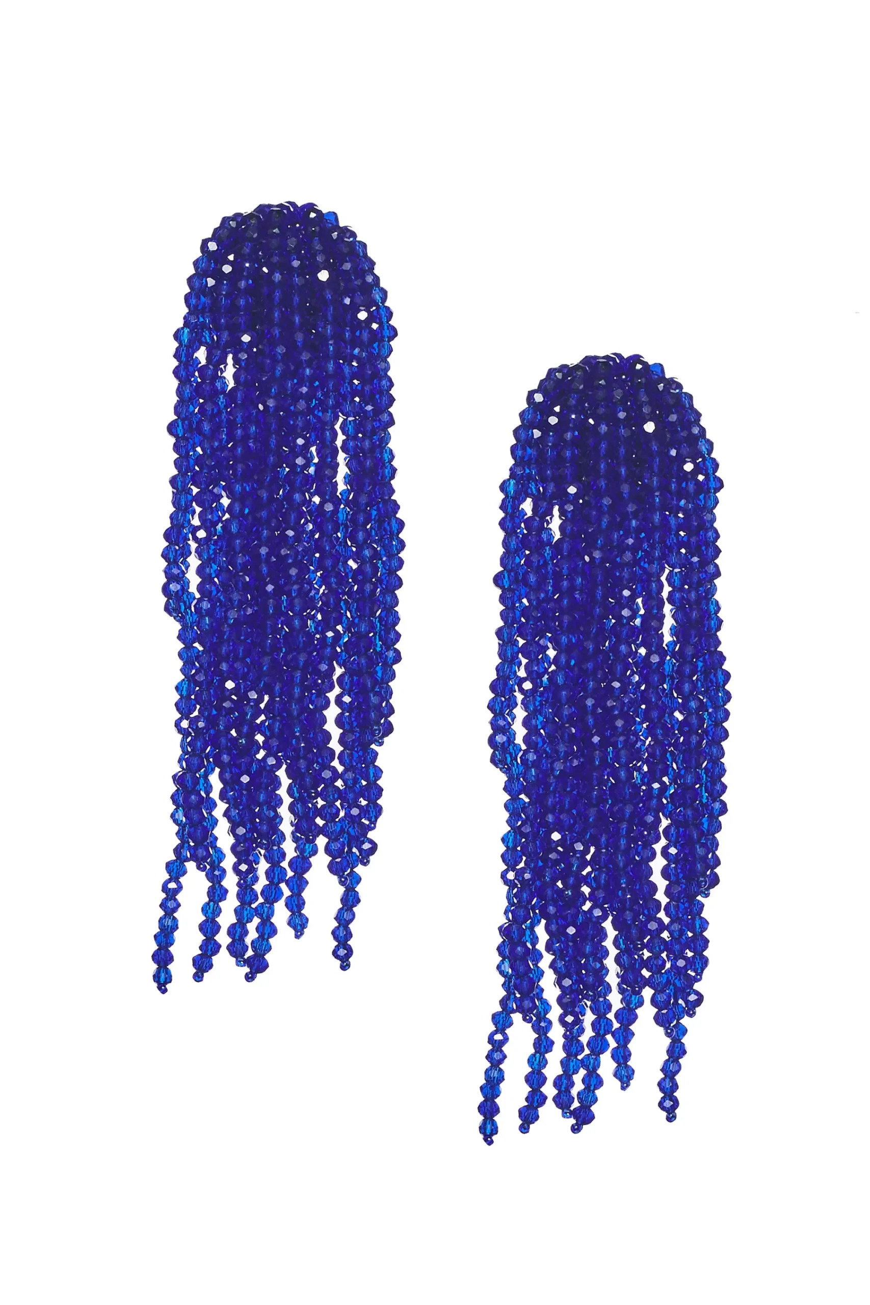 Clearance Sachin & Babi Fountain Earrings - Faceted Beads Black