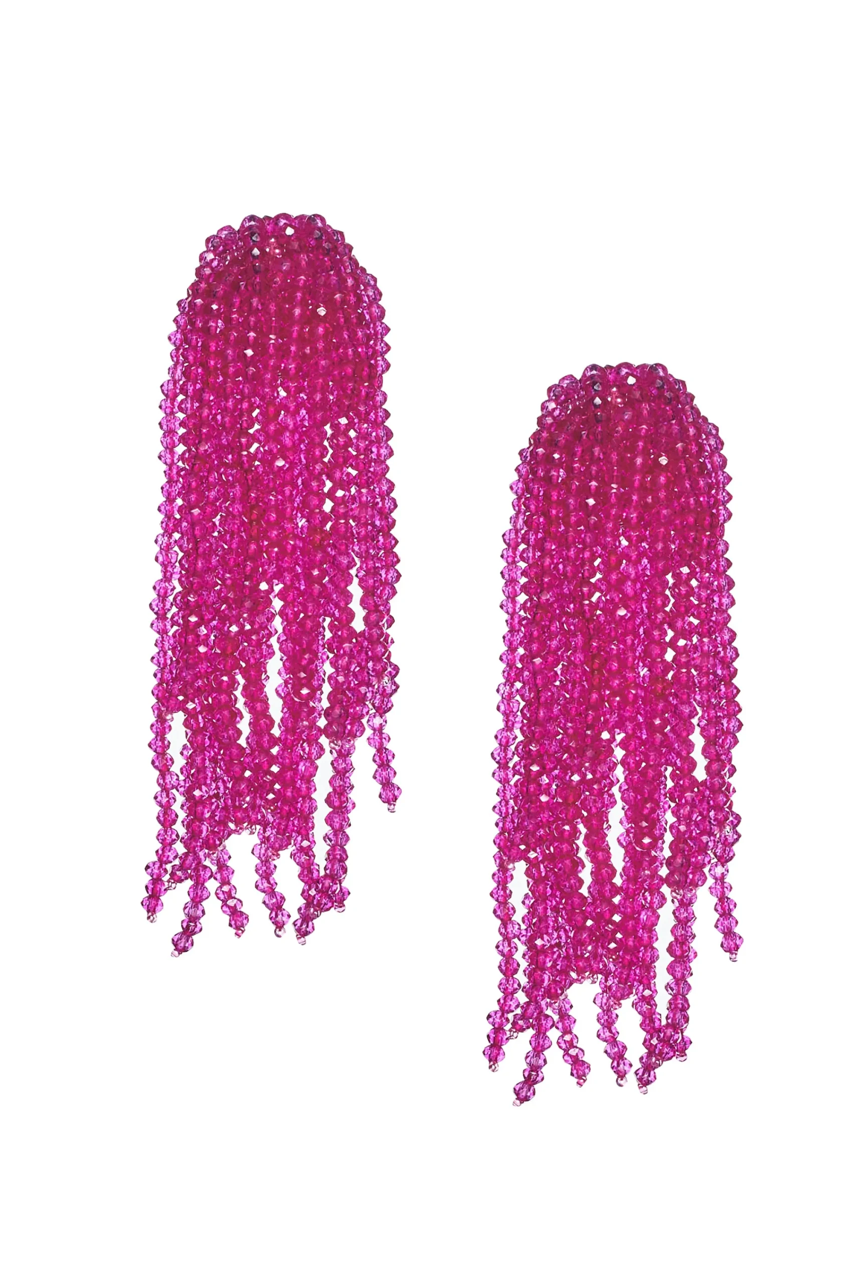 Clearance Sachin & Babi Fountain Earrings - Faceted Beads Black