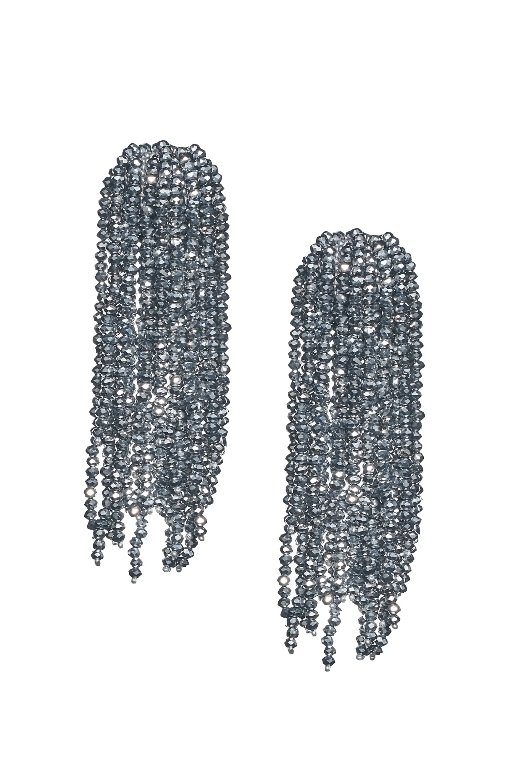 Outlet Sachin & Babi Fountain Earrings - Metallic Faceted Beads Rustgold