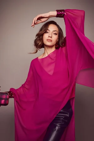 Sale Sachin & Babi Ginger Top - Magenta