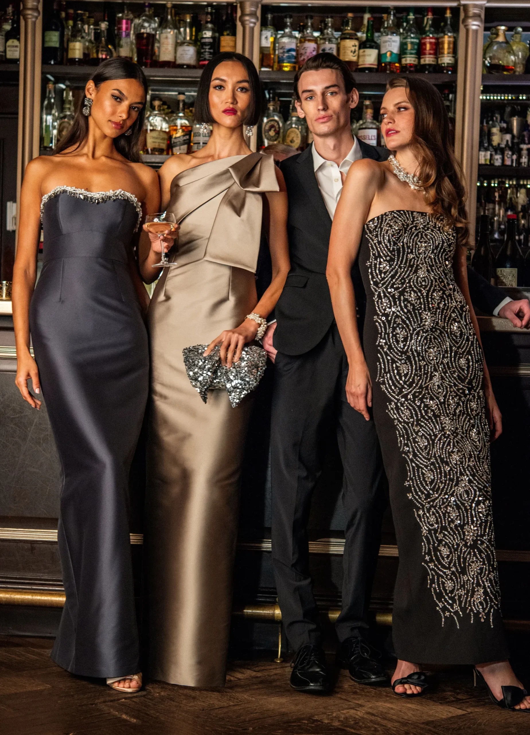 Cheap Sachin & Babi Hedy Gown - Charcoal