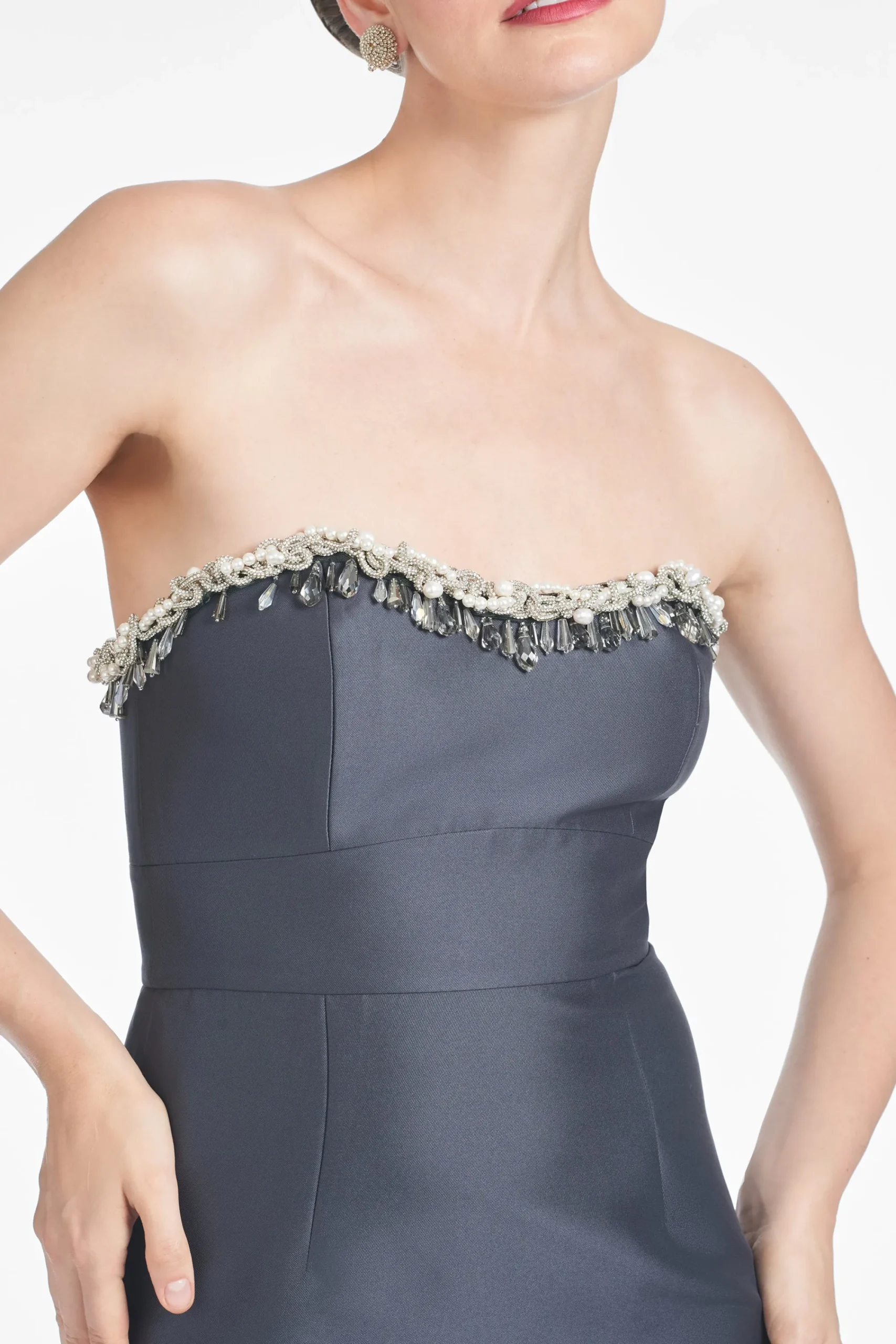 Cheap Sachin & Babi Hedy Gown - Charcoal