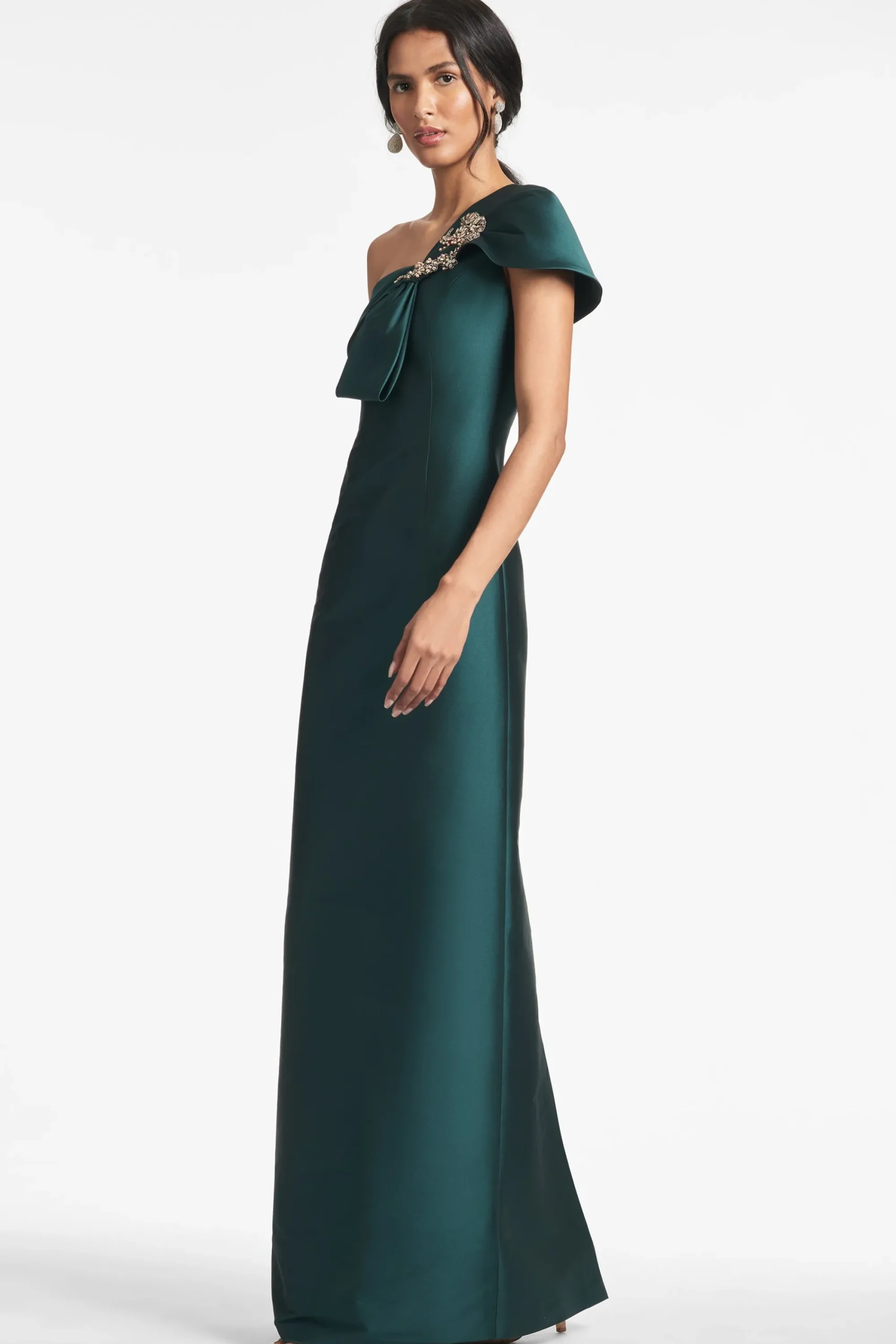 Discount Sachin & Babi Ines Gown - Forest Green Forestgreen