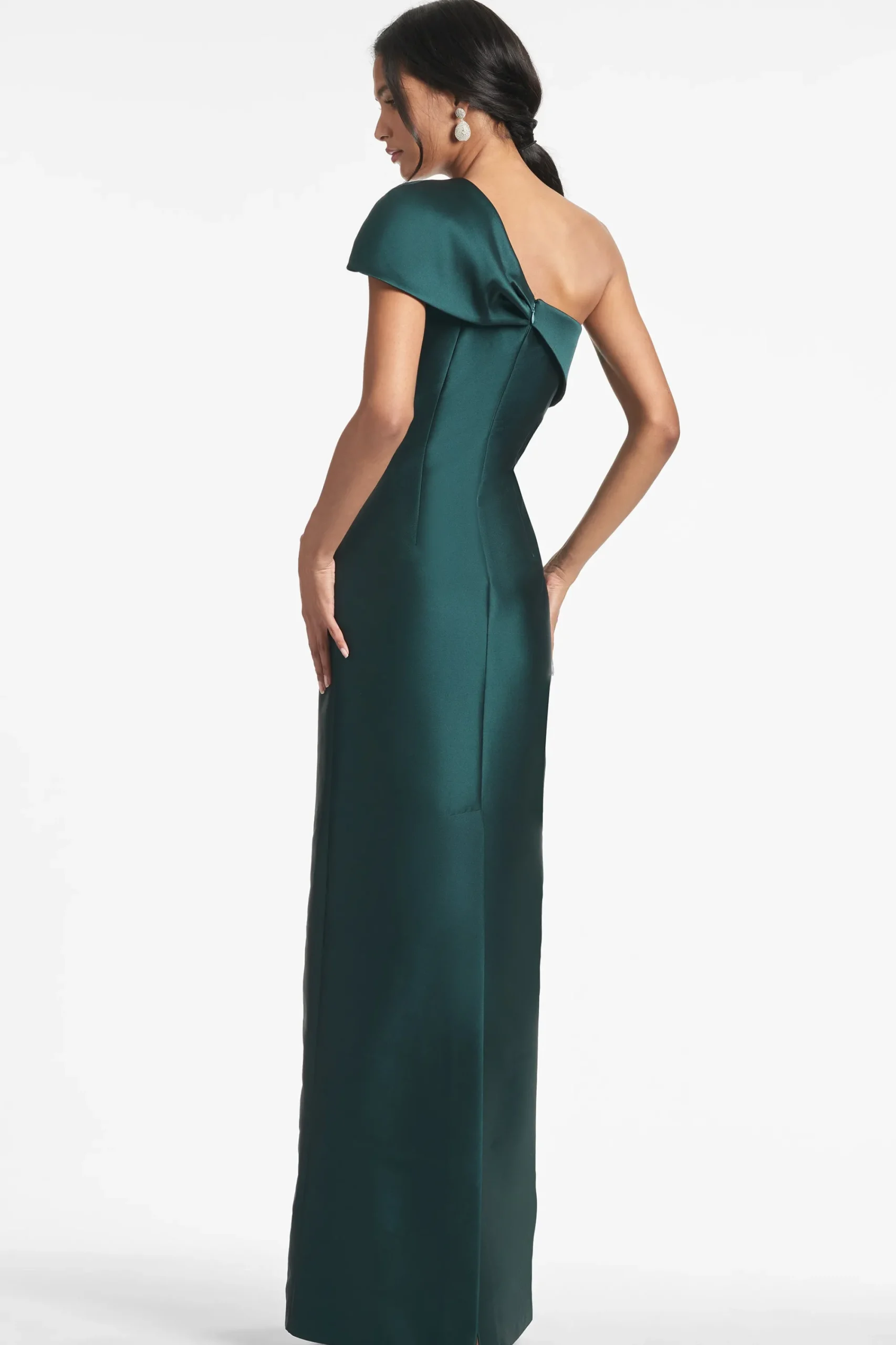 Discount Sachin & Babi Ines Gown - Forest Green Forestgreen
