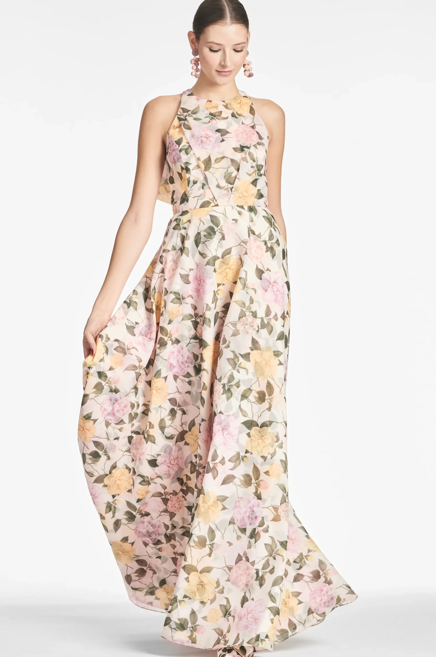 Discount Sachin & Babi Kate Gown - Pink Lemonade Bouquet Pinklemonadebouquet