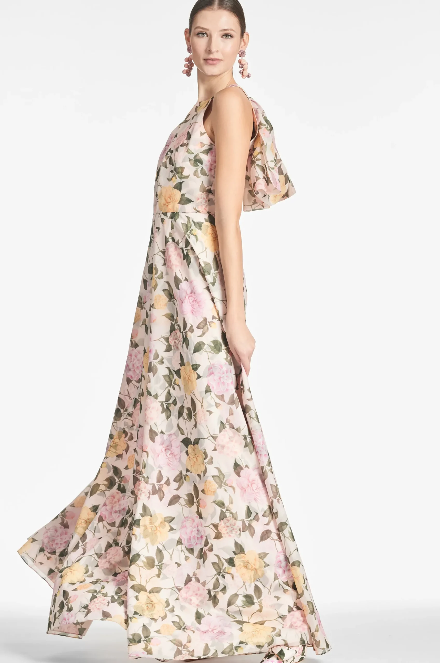 Discount Sachin & Babi Kate Gown - Pink Lemonade Bouquet Pinklemonadebouquet