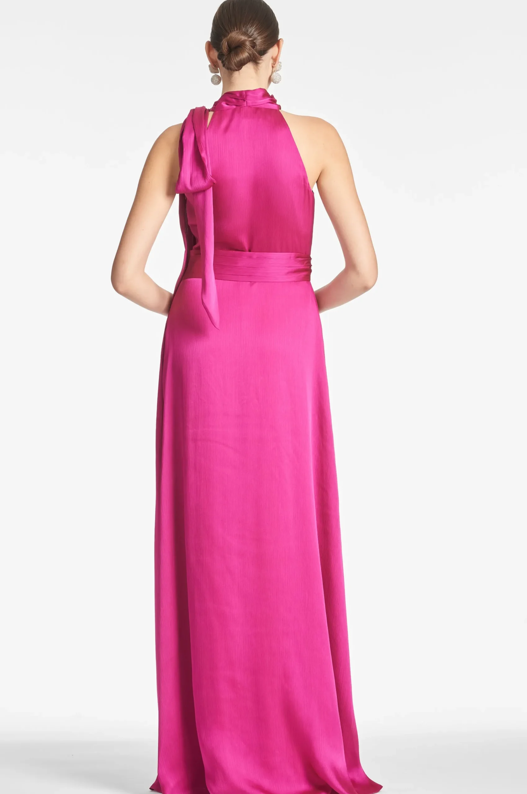 Discount Sachin & Babi Kayla Gown - Dragonfruit