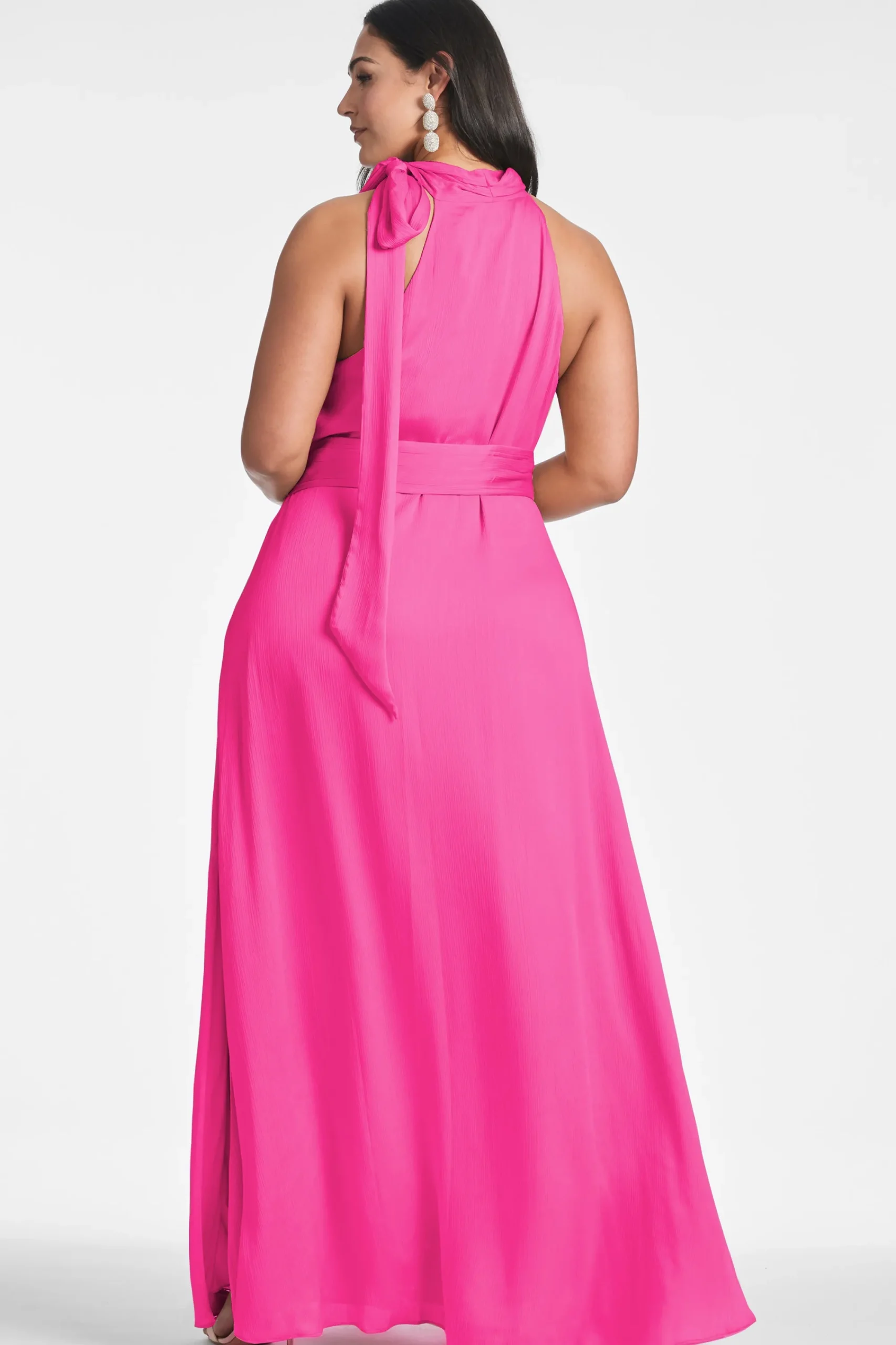 Discount Sachin & Babi Kayla Gown - Dragonfruit