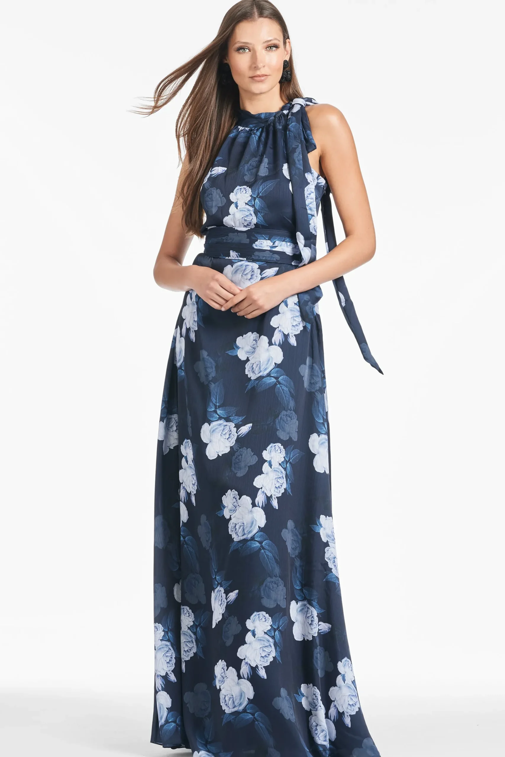 Hot Sachin & Babi Kayla Gown - Midnight Glacial Rose Midnightglacialrose