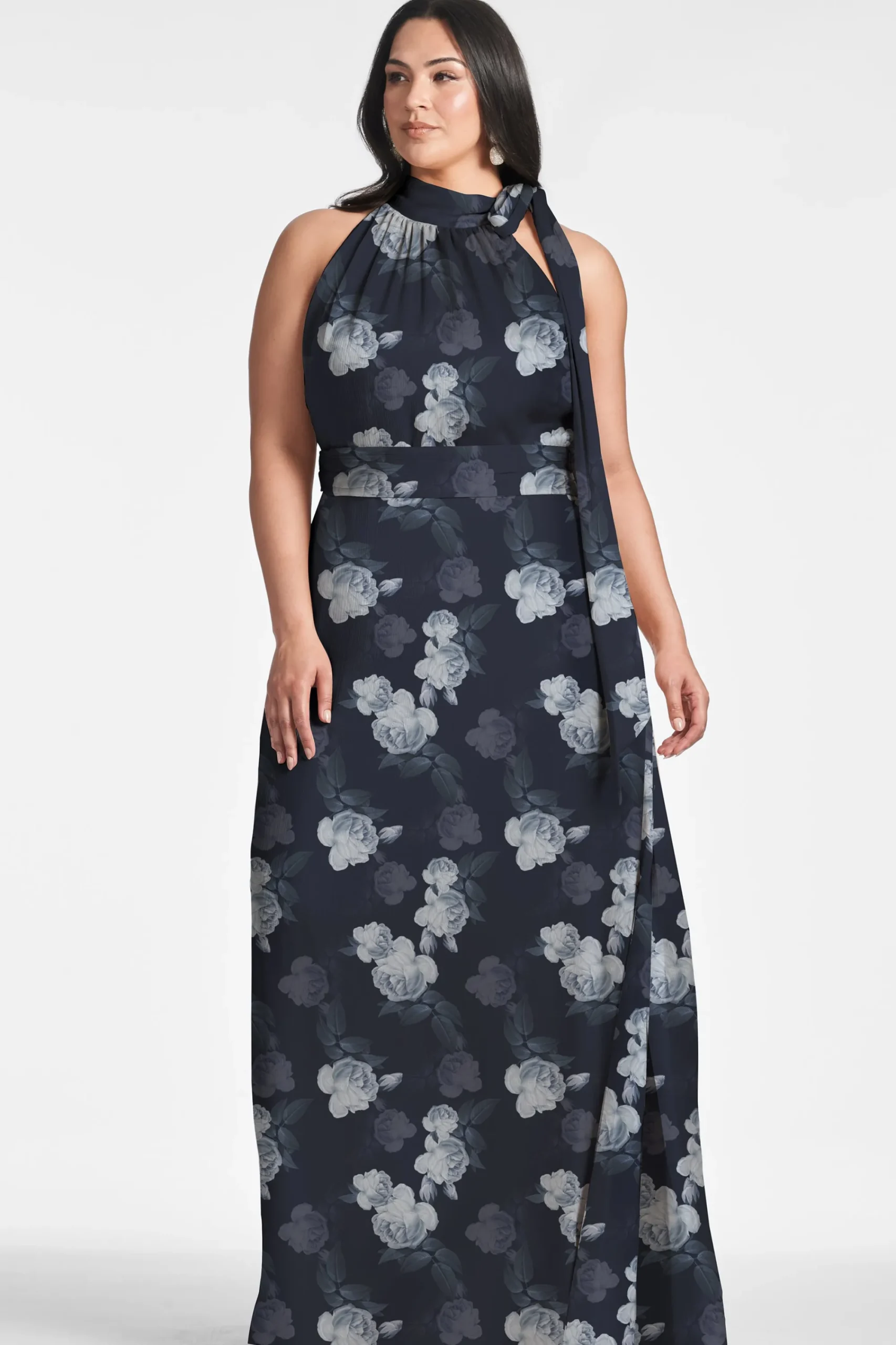 Hot Sachin & Babi Kayla Gown - Midnight Glacial Rose Midnightglacialrose