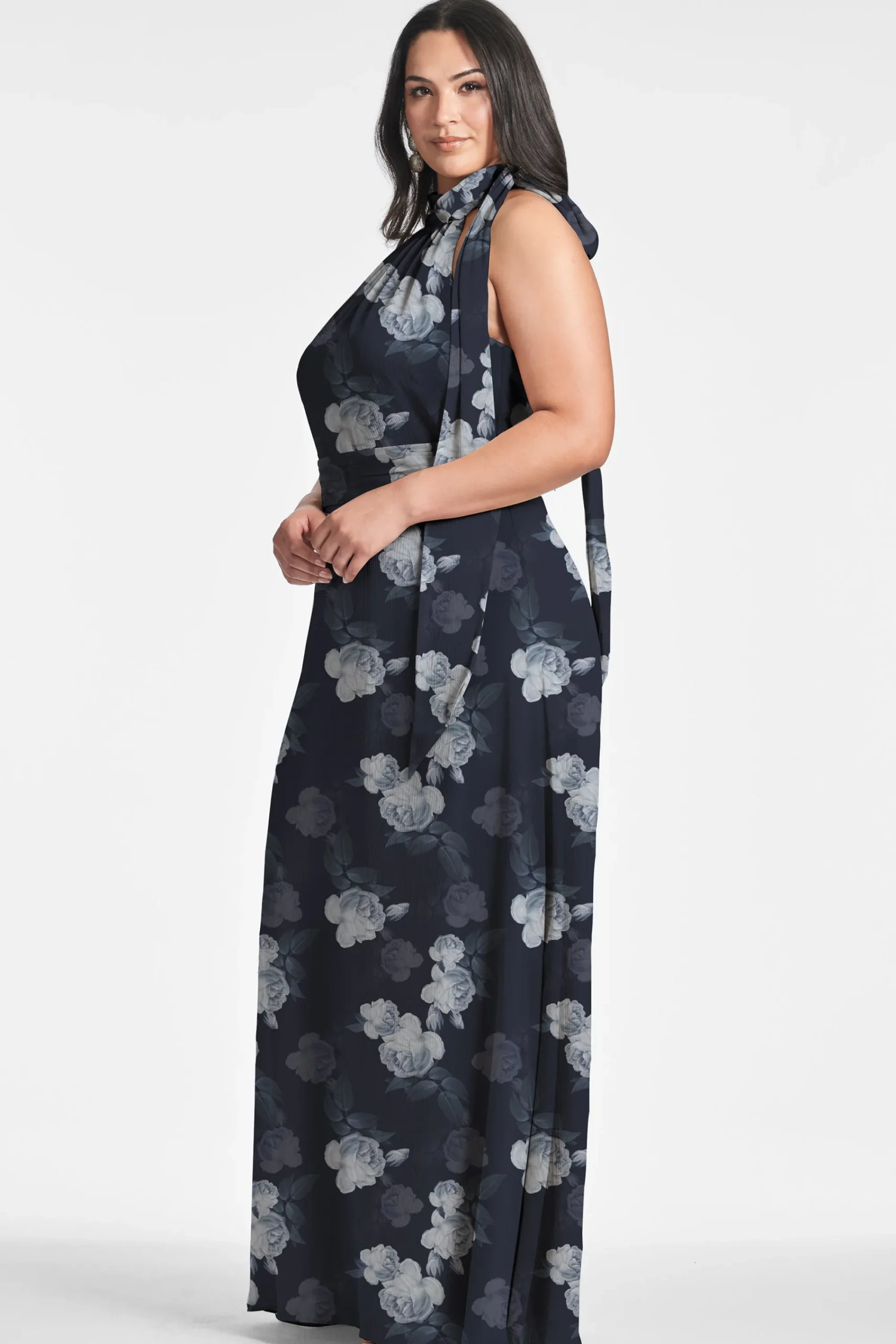 Hot Sachin & Babi Kayla Gown - Midnight Glacial Rose Midnightglacialrose