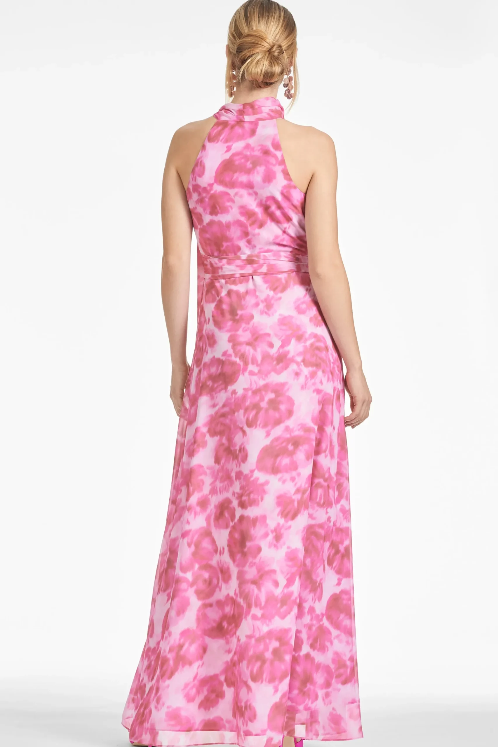 Store Sachin & Babi Kayla Gown - Pink Fantasia Bloom Pinkfantasiabloom