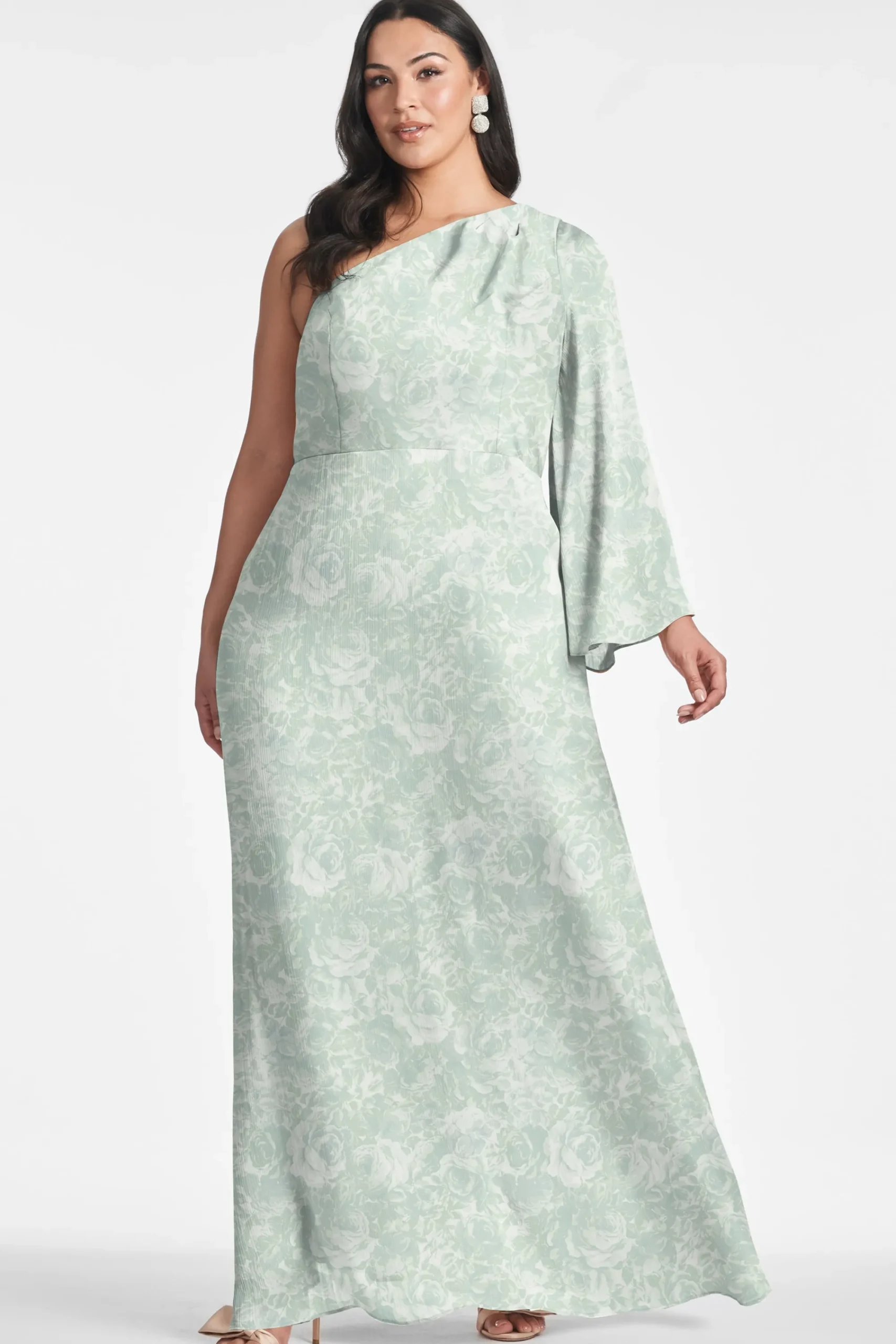 Cheap Sachin & Babi Keely Gown - Sage Painted Floral Sagepaintedfloral