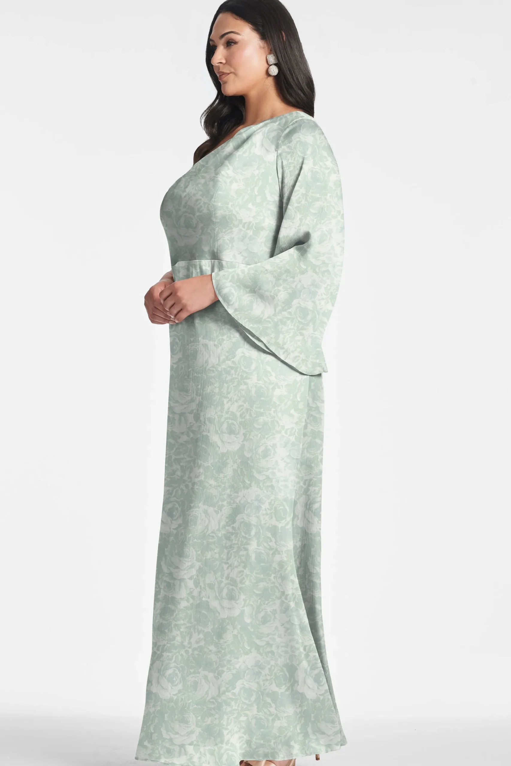 Cheap Sachin & Babi Keely Gown - Sage Painted Floral Sagepaintedfloral