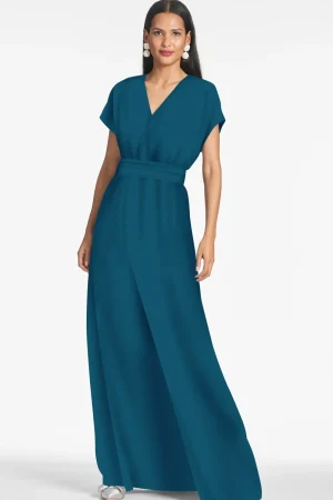 Cheap Sachin & Babi Leah Gown - Bottle Green Bottlegreen
