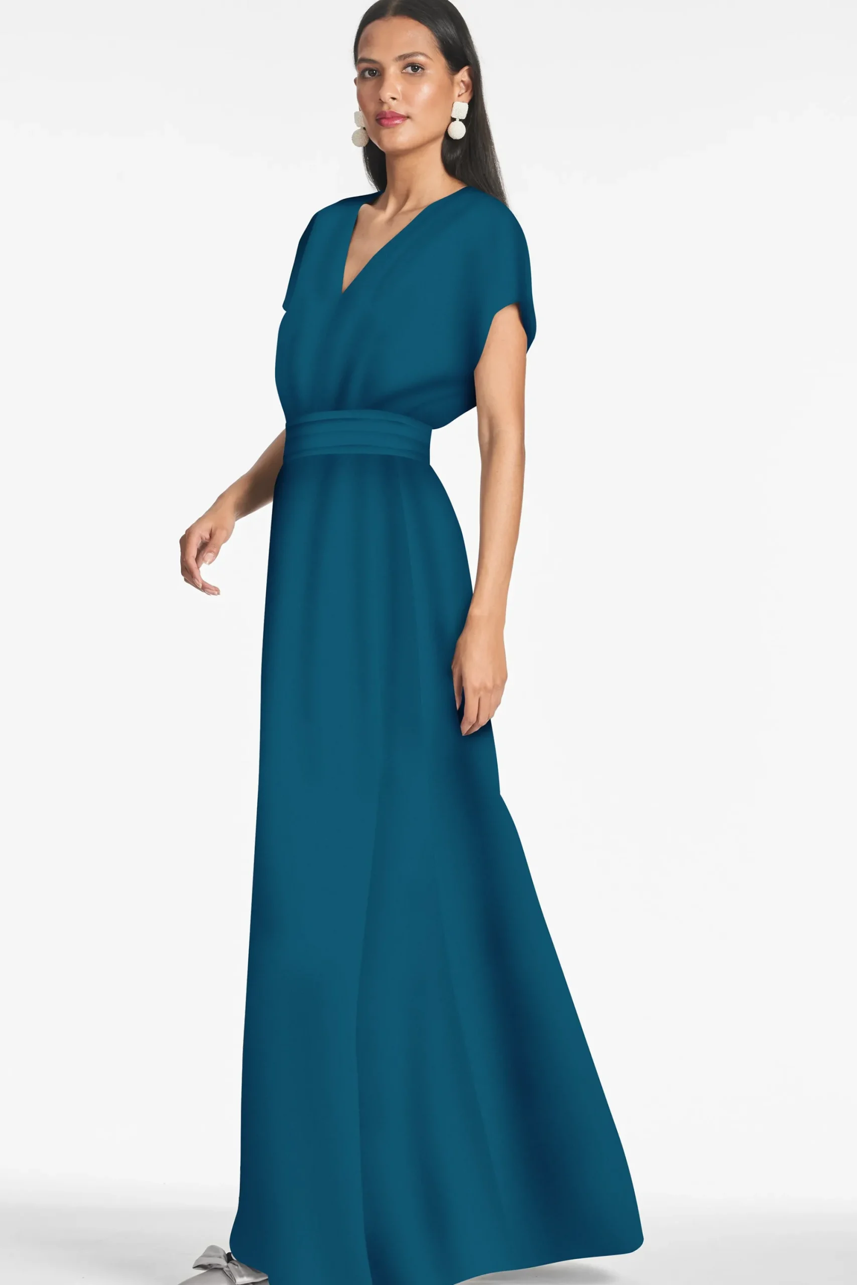 Cheap Sachin & Babi Leah Gown - Bottle Green Bottlegreen